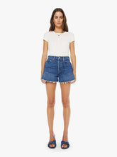 Women Mother Denim The Flutter Short Fray