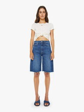 Women Mother Denim The Half-Pipe Bermuda Fray