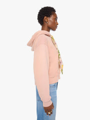 Women Mother Denim The Shrunken Boxy Cravat Hoodie