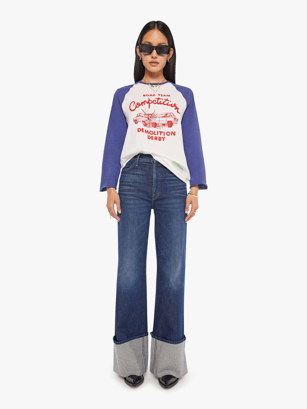 Men Mother Denim The Slugger 3Qtr Fray