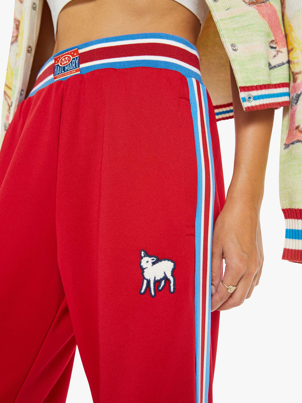 Women Mother Denim The Slim Raquette Cardigan