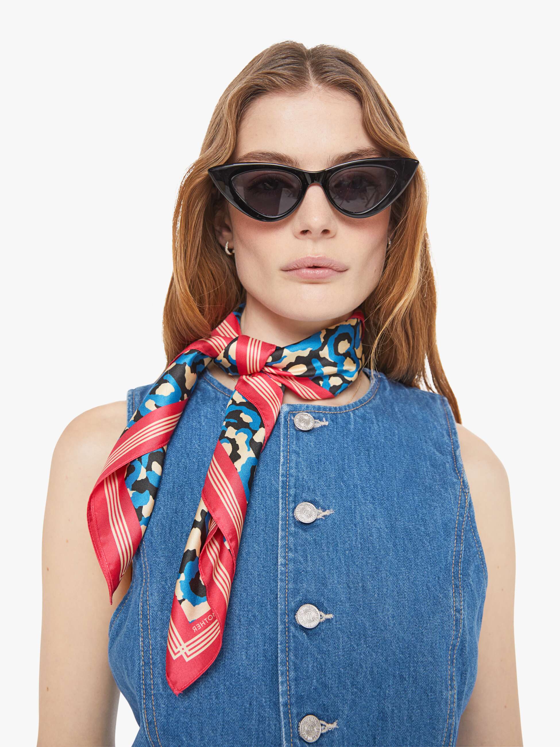 Women Mother Denim The Scarf It Down