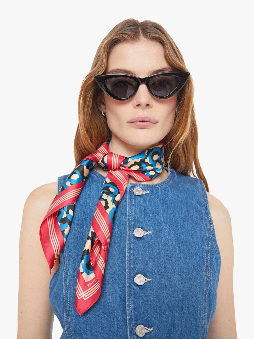 Women Mother Denim The Scarf It Down