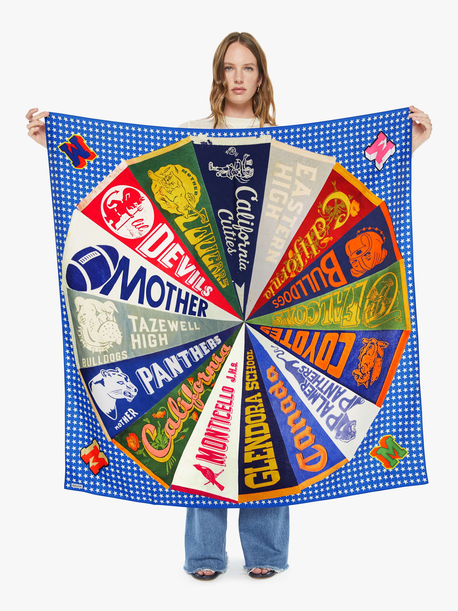 Women Mother Denim The Scarf It Up