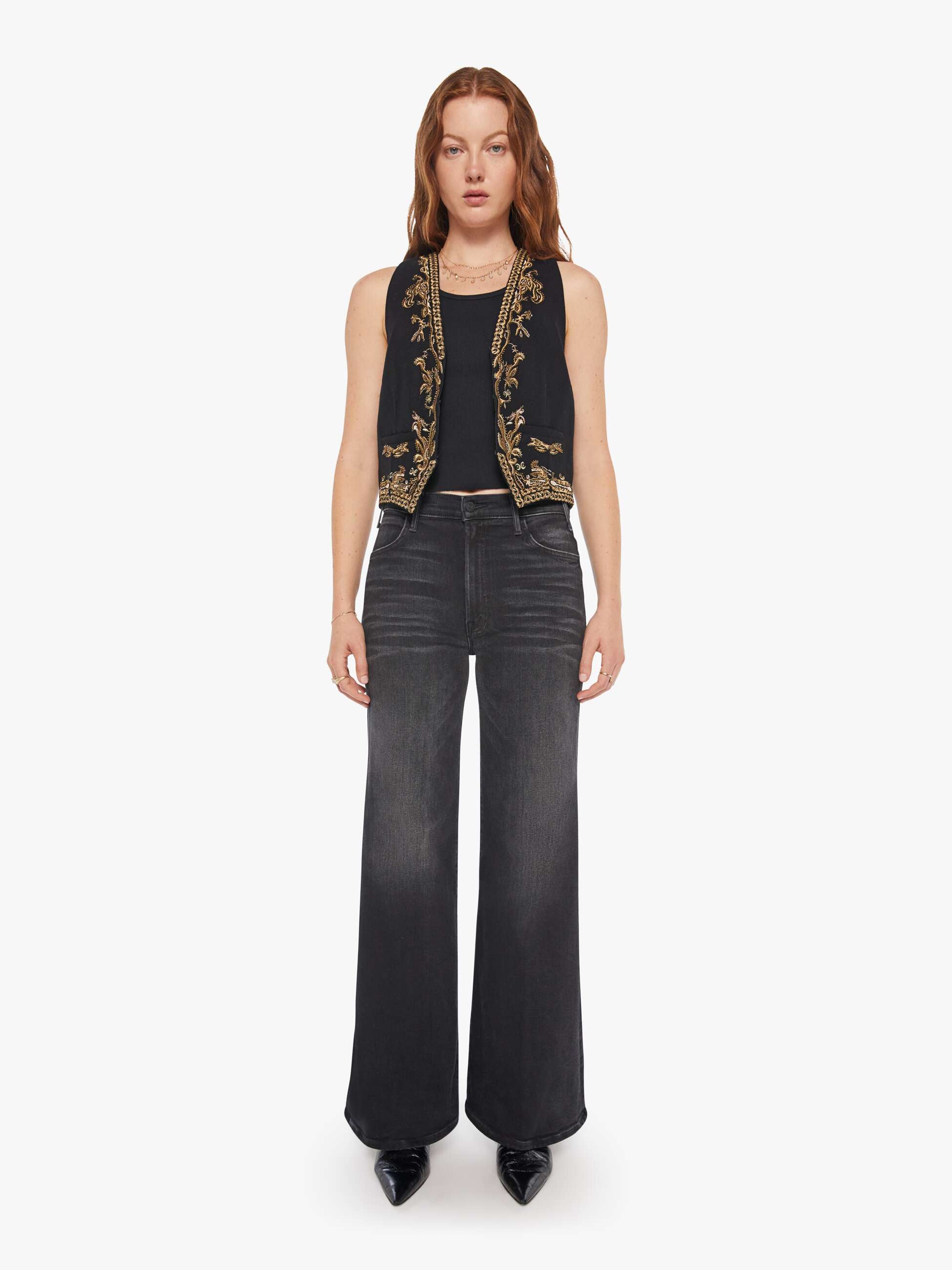 Brands Mother Denim Maria Cher Selena Vest