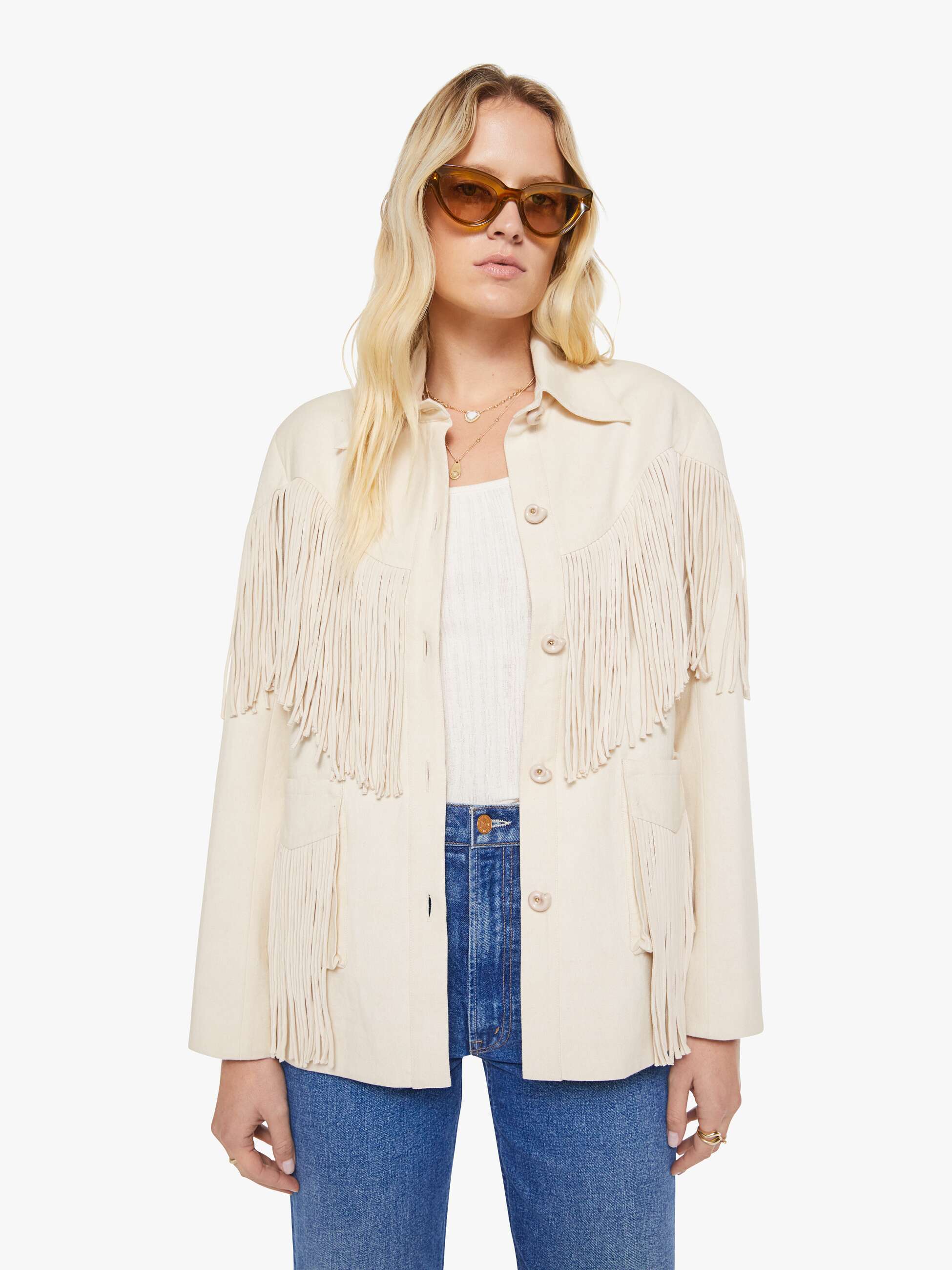Brands Mother Denim Alix of Bohemia Jude Fringe Jacket