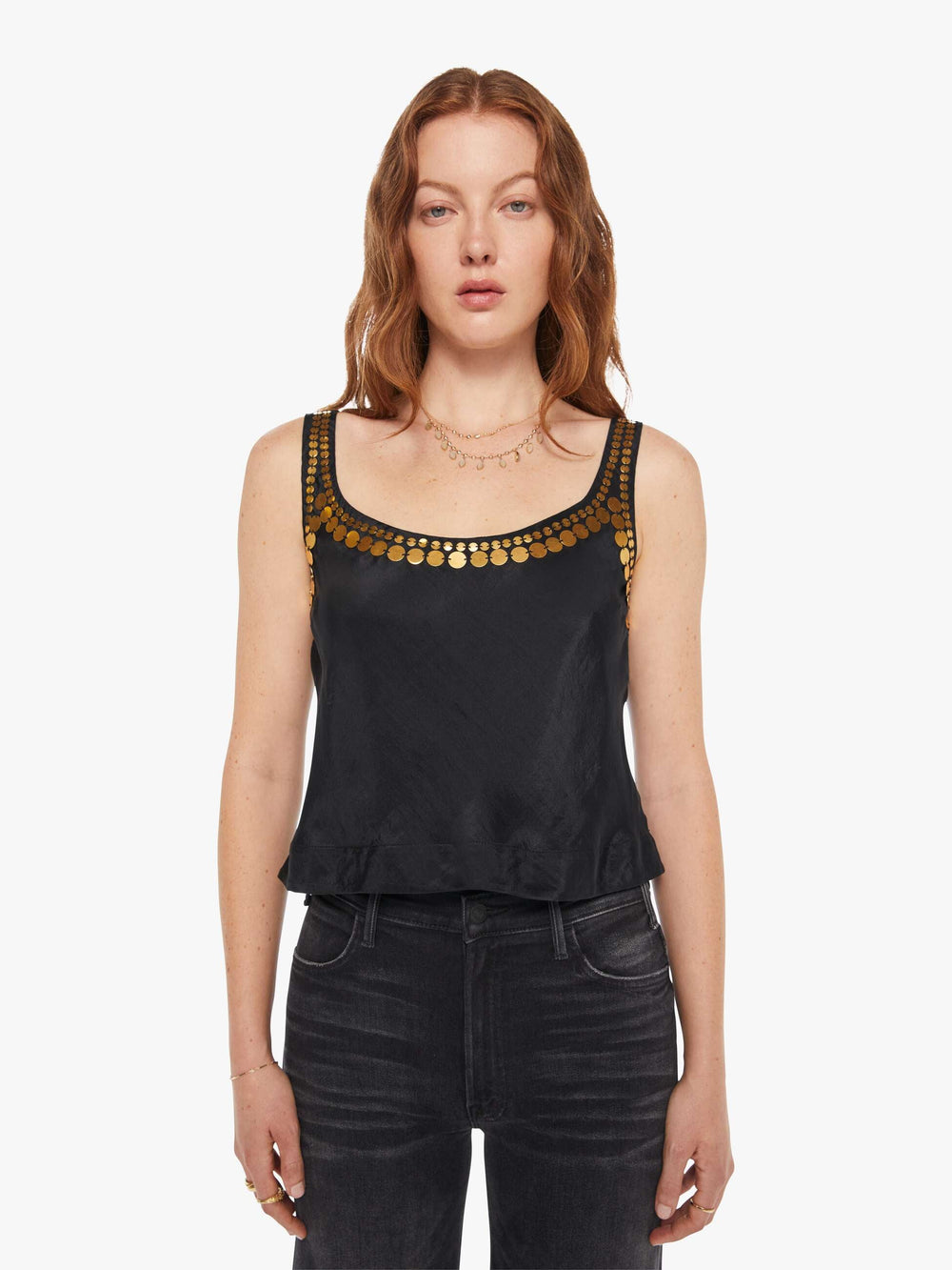 Brands Mother Denim Alix Of Bohemia Fiona Gilded Coin Top