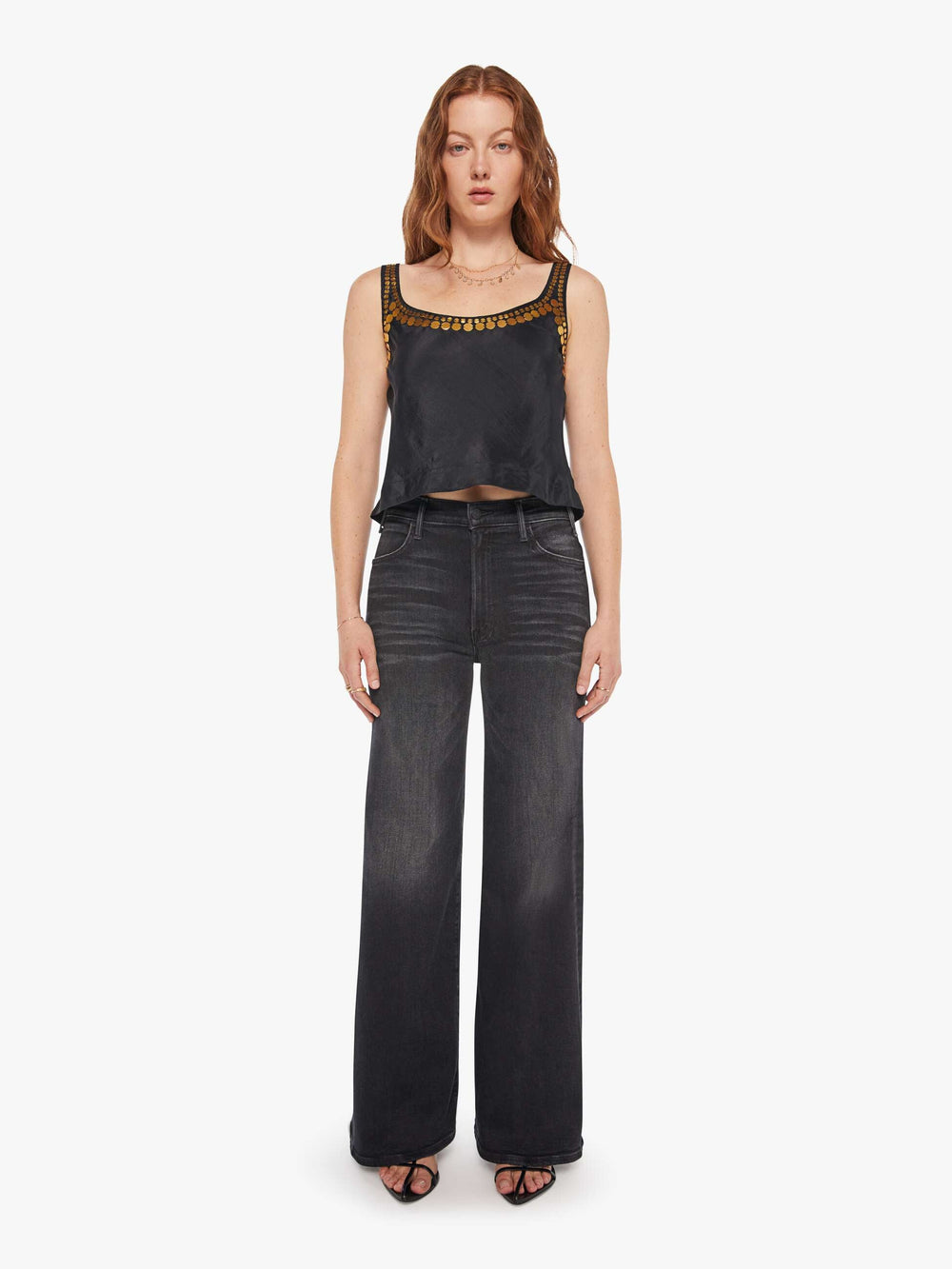 Brands Mother Denim Alix Of Bohemia Fiona Gilded Coin Top