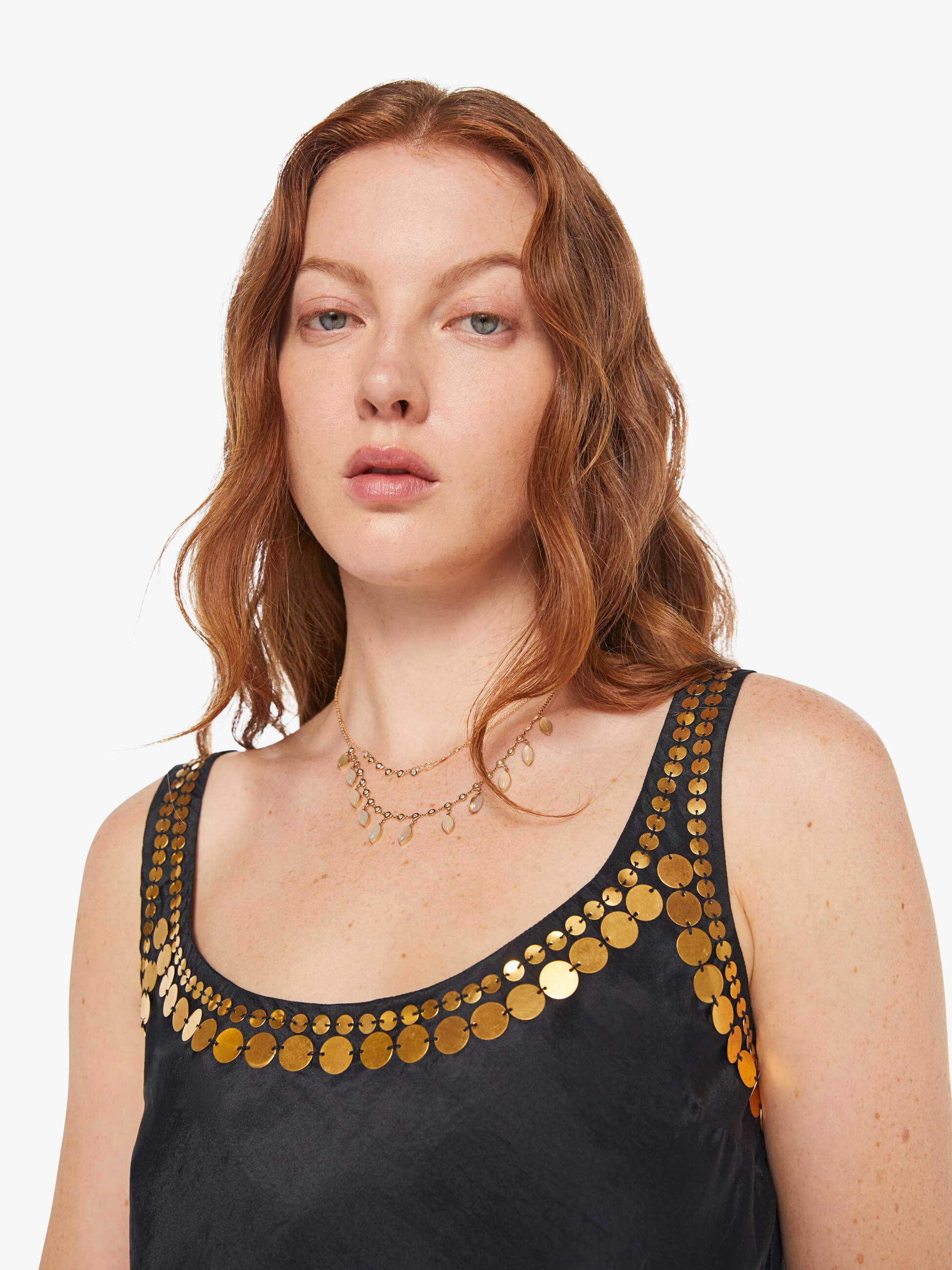 Brands Mother Denim Alix Of Bohemia Fiona Gilded Coin Top