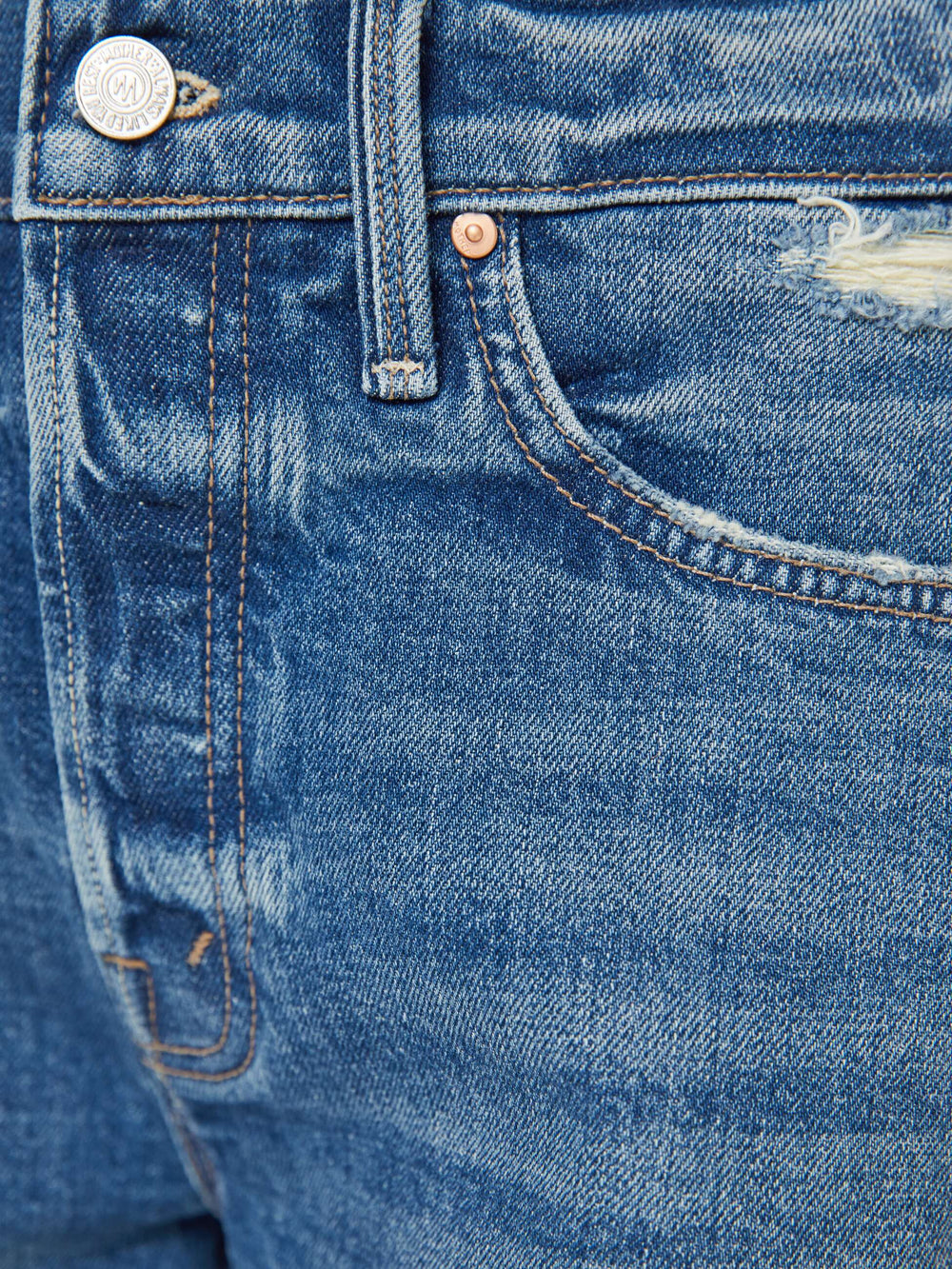 Women Mother Denim The Skipper Short N' Long Chew