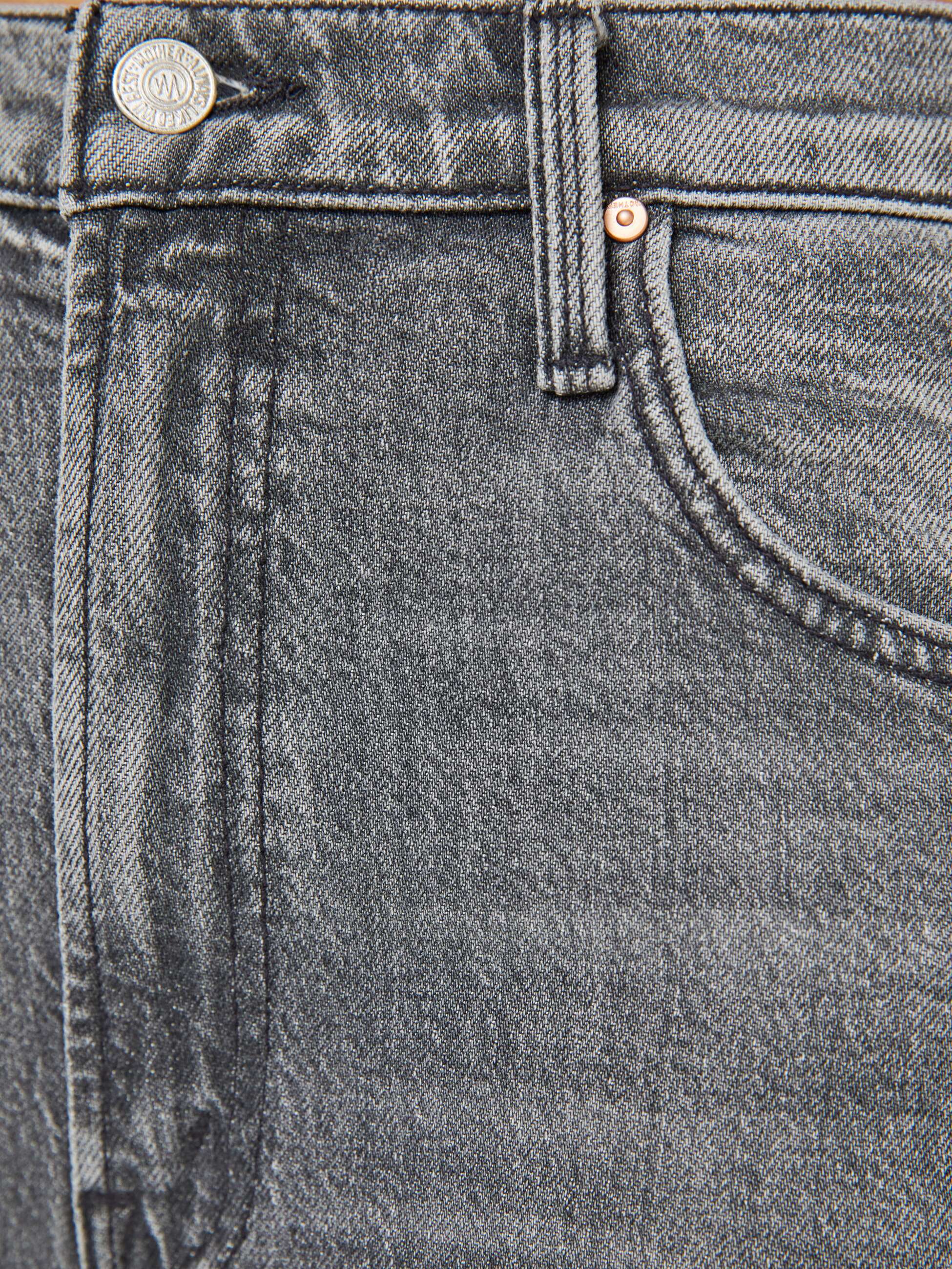 Women Mother Denim The Whole Lot Zip Twist Fray