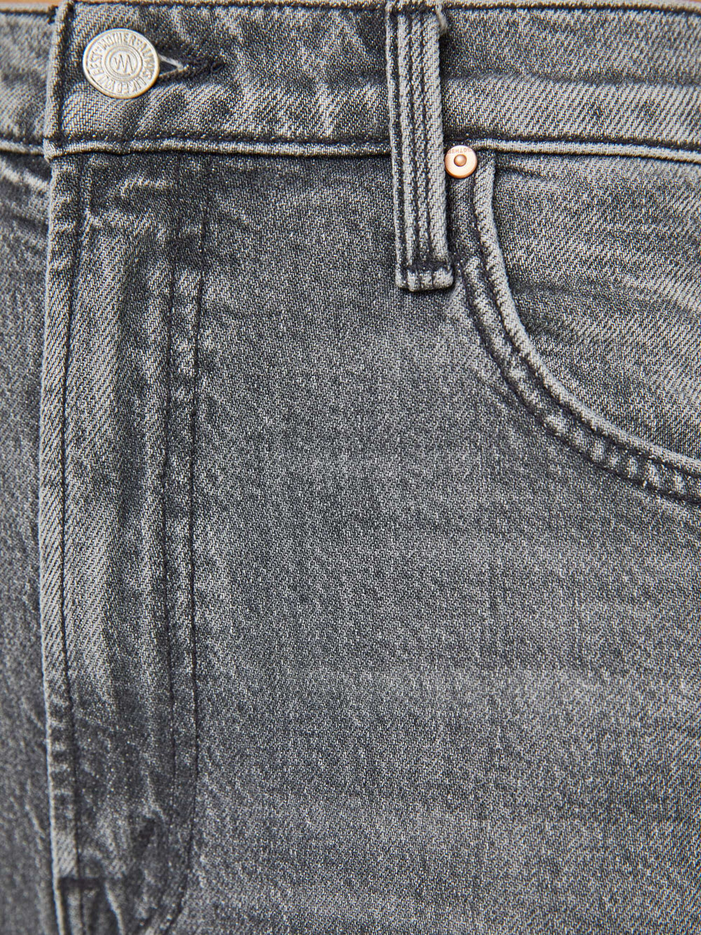 Women Mother Denim The Whole Lot Zip Twist Fray