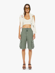 Women Mother Denim The Free Fall Short Fray