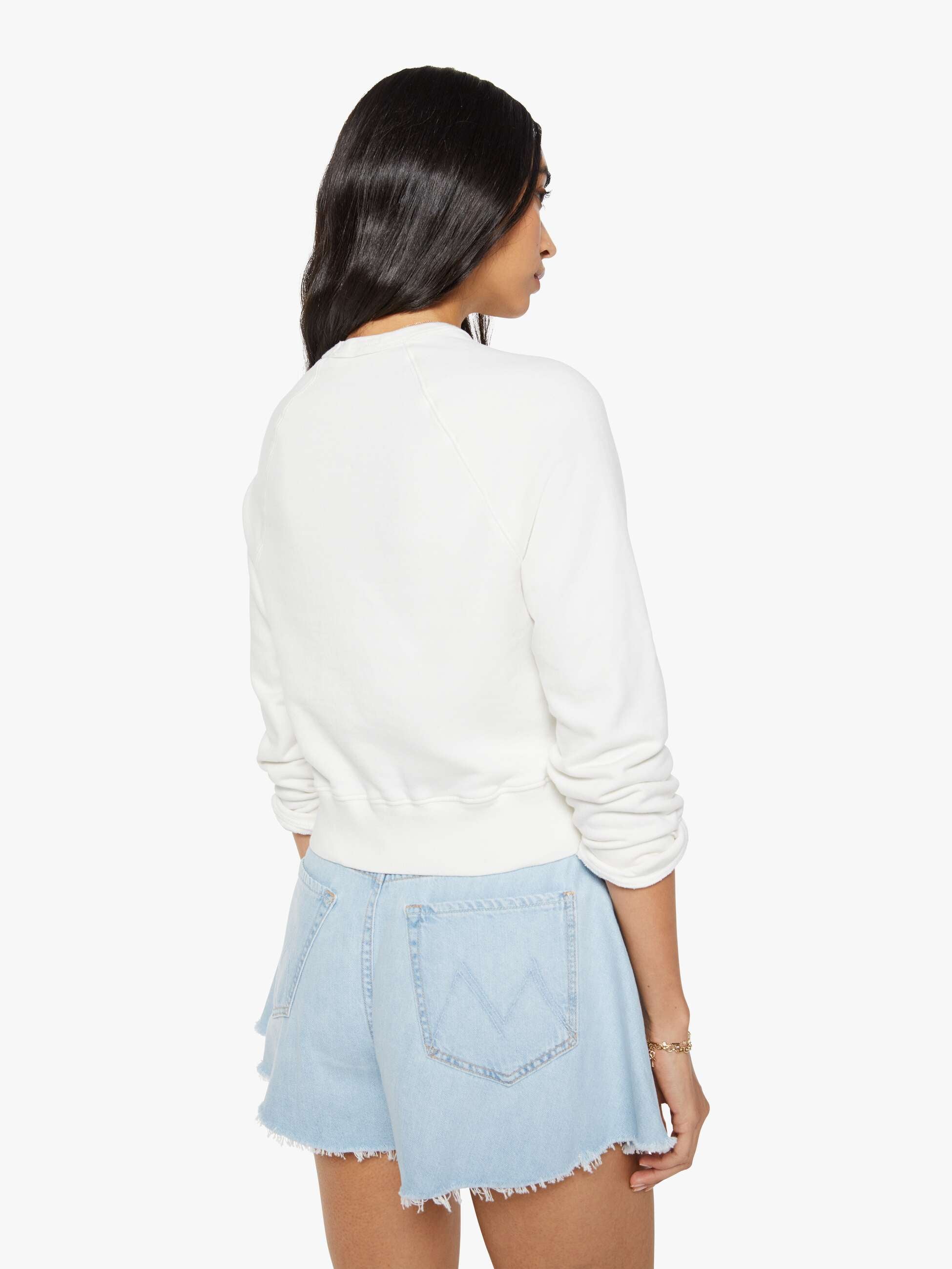 Women Mother Denim The Flutter Short Fray