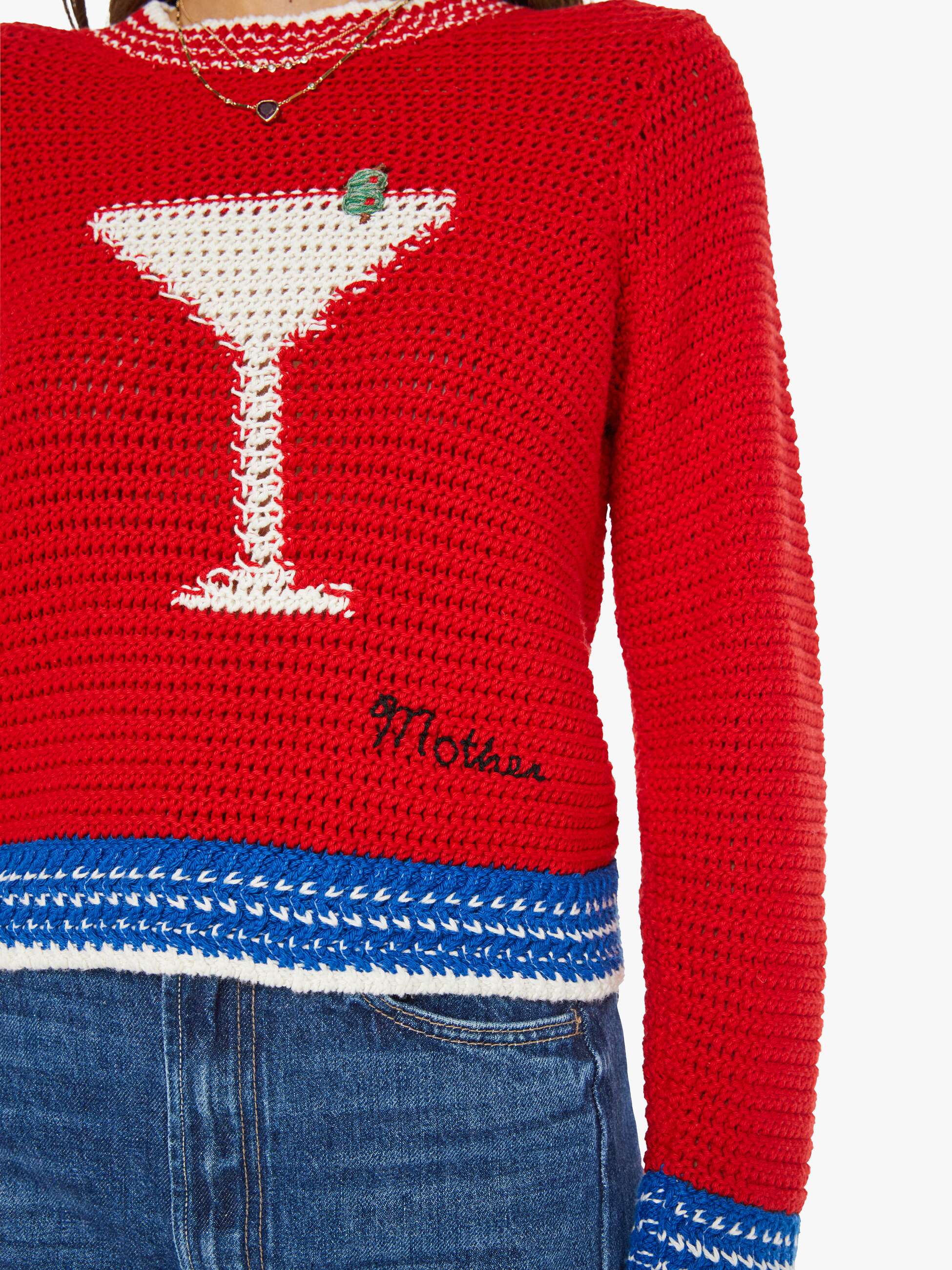 Women Mother Denim The Mini Pullover