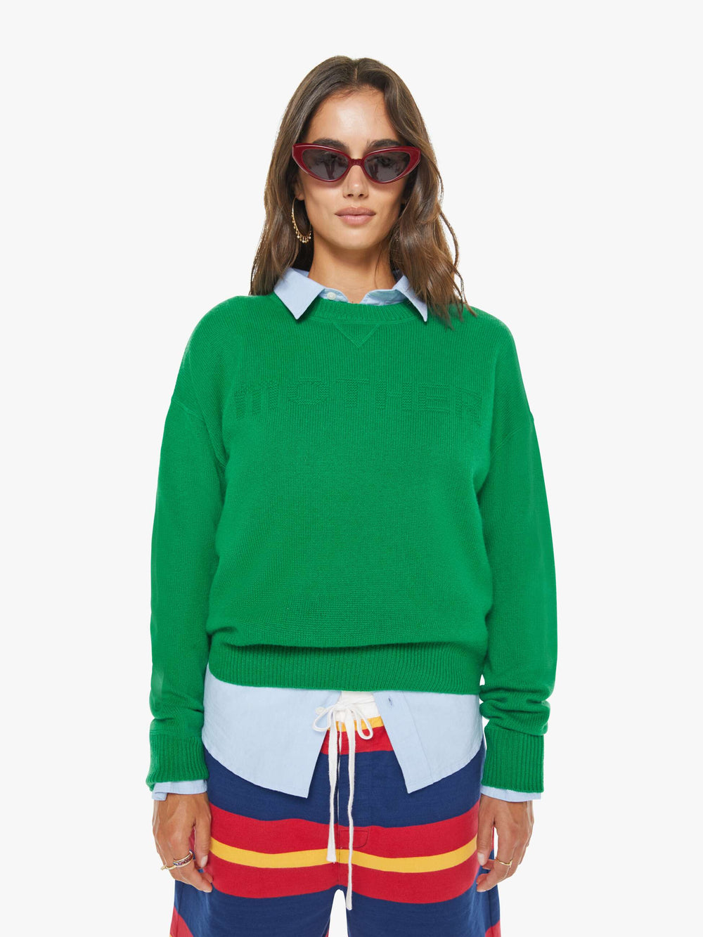 Women Mother Denim The Logo Jumper