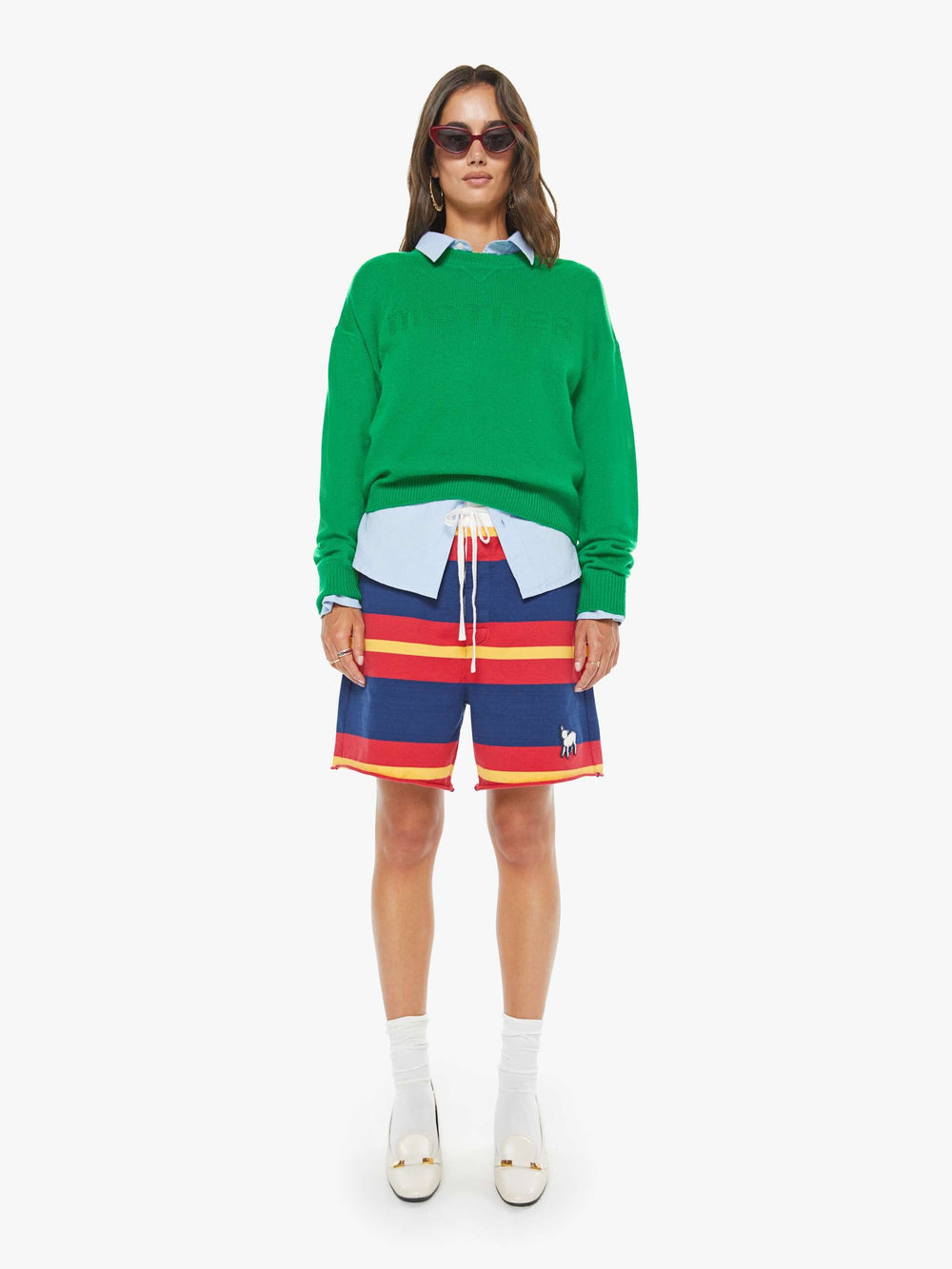 Women Mother Denim The Logo Jumper