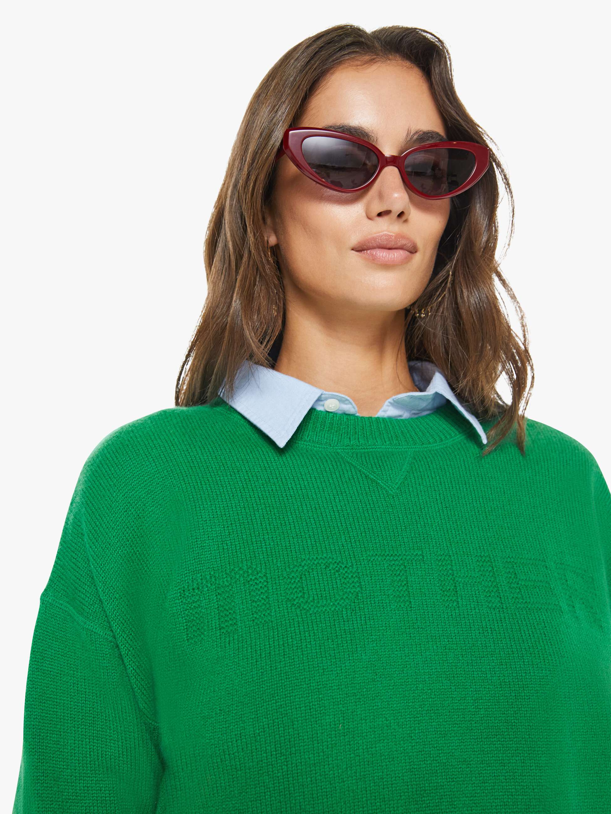 Women Mother Denim The Logo Jumper
