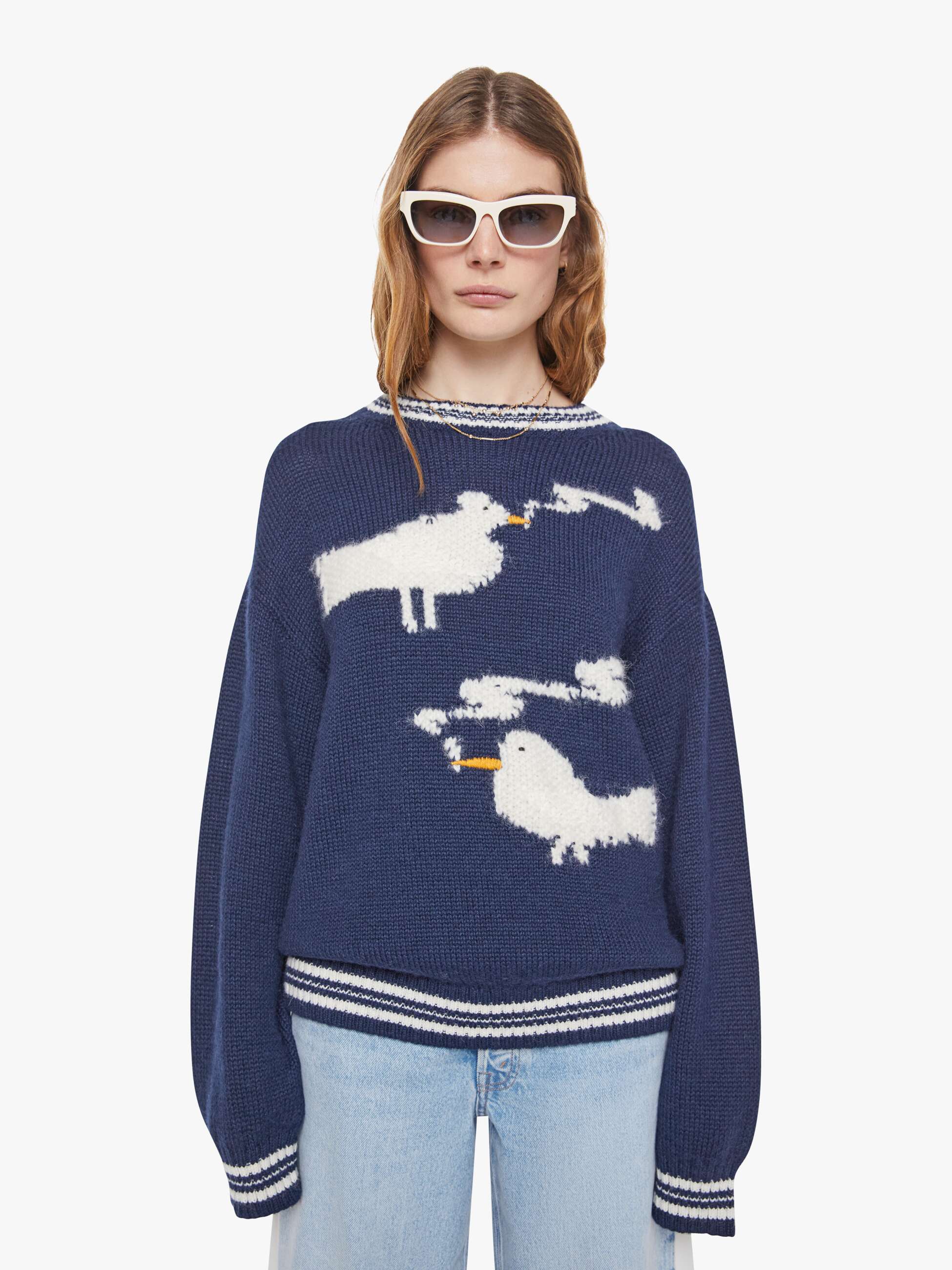 Women Mother Denim The Oversized Jumper