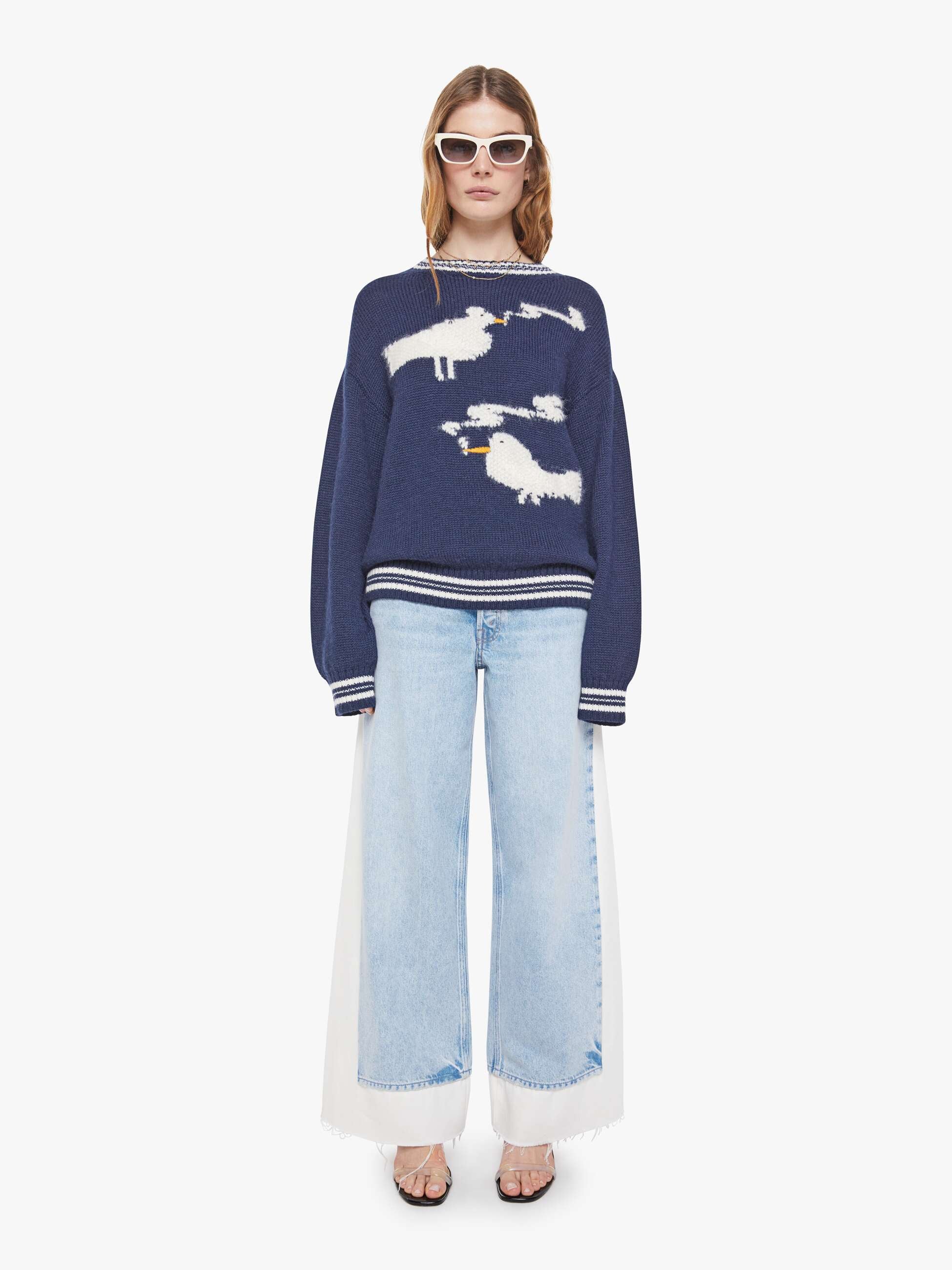 Women Mother Denim The Oversized Jumper