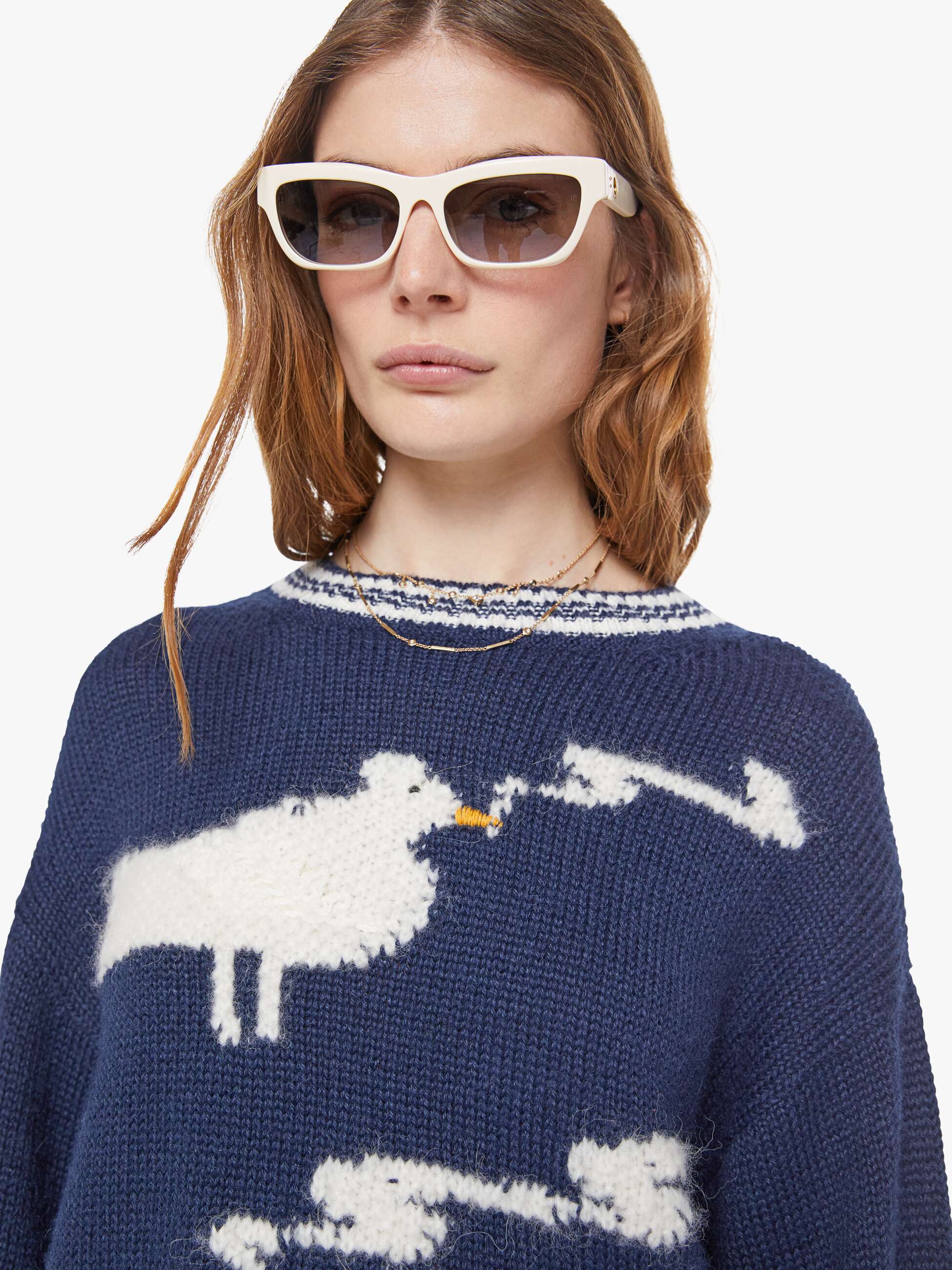 Women Mother Denim The Oversized Jumper