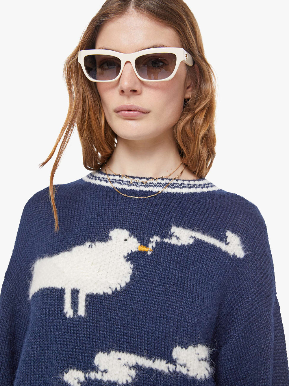 Women Mother Denim The Oversized Jumper