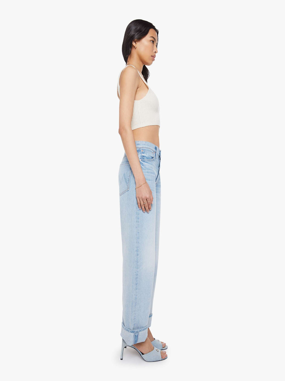 Women Mother Denim The Crop Jumper