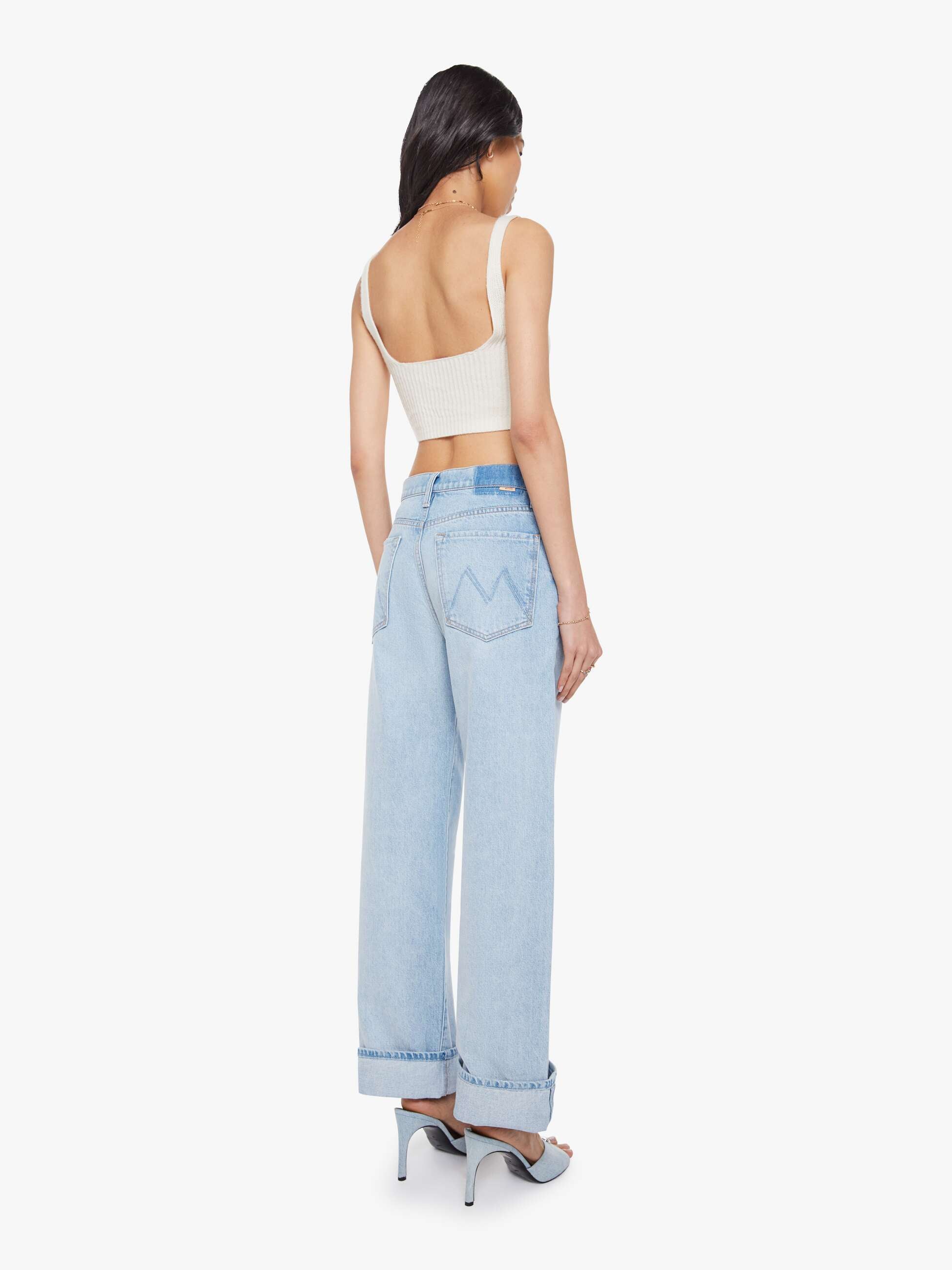 Women Mother Denim The Crop Jumper