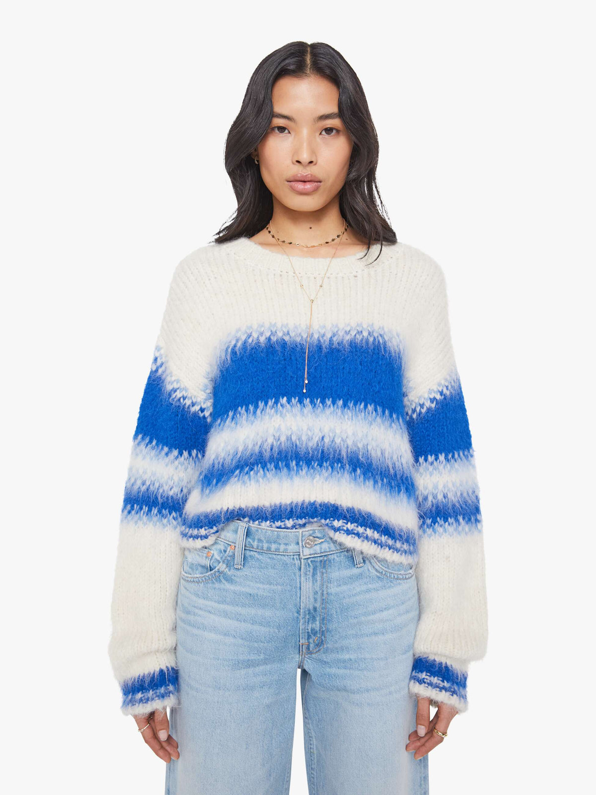 Women Mother Denim The Crop Jumper