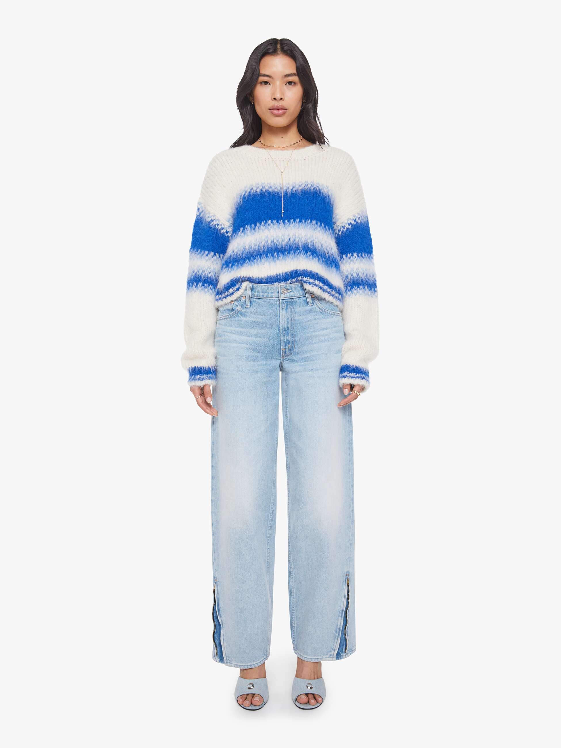 Women Mother Denim The Crop Jumper