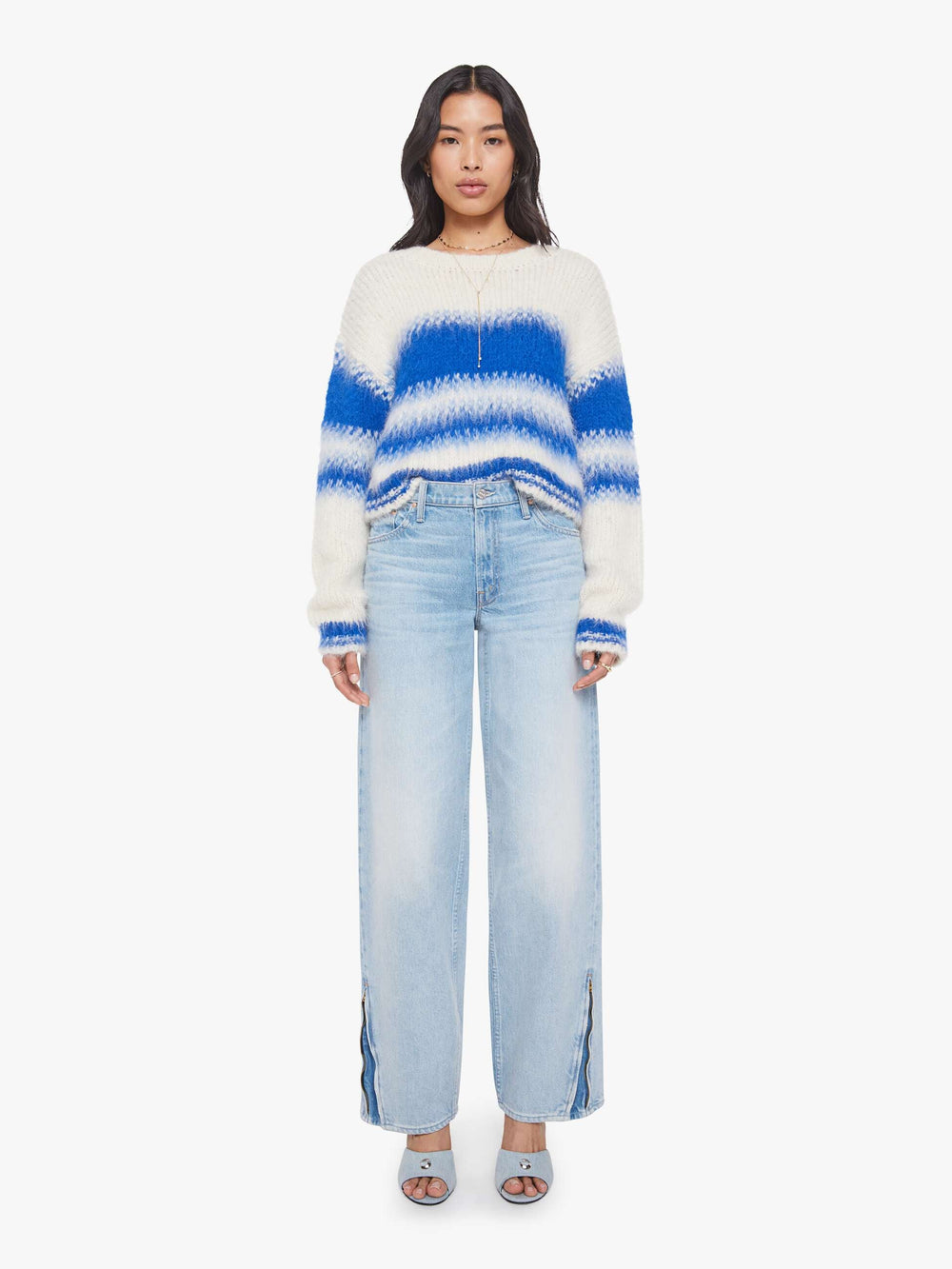 Women Mother Denim The Crop Jumper
