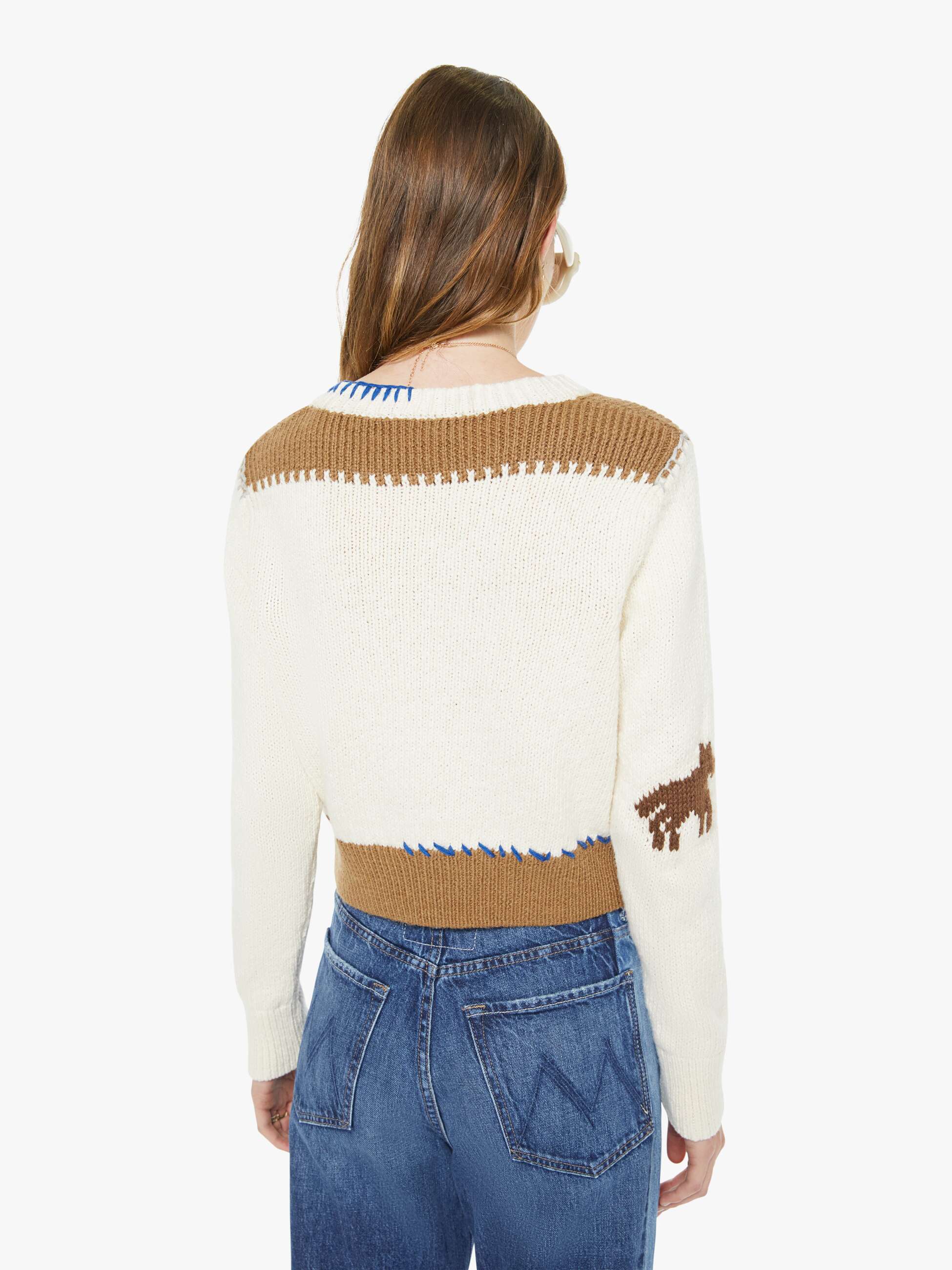 Women Mother Denim The Shrunken Pullover