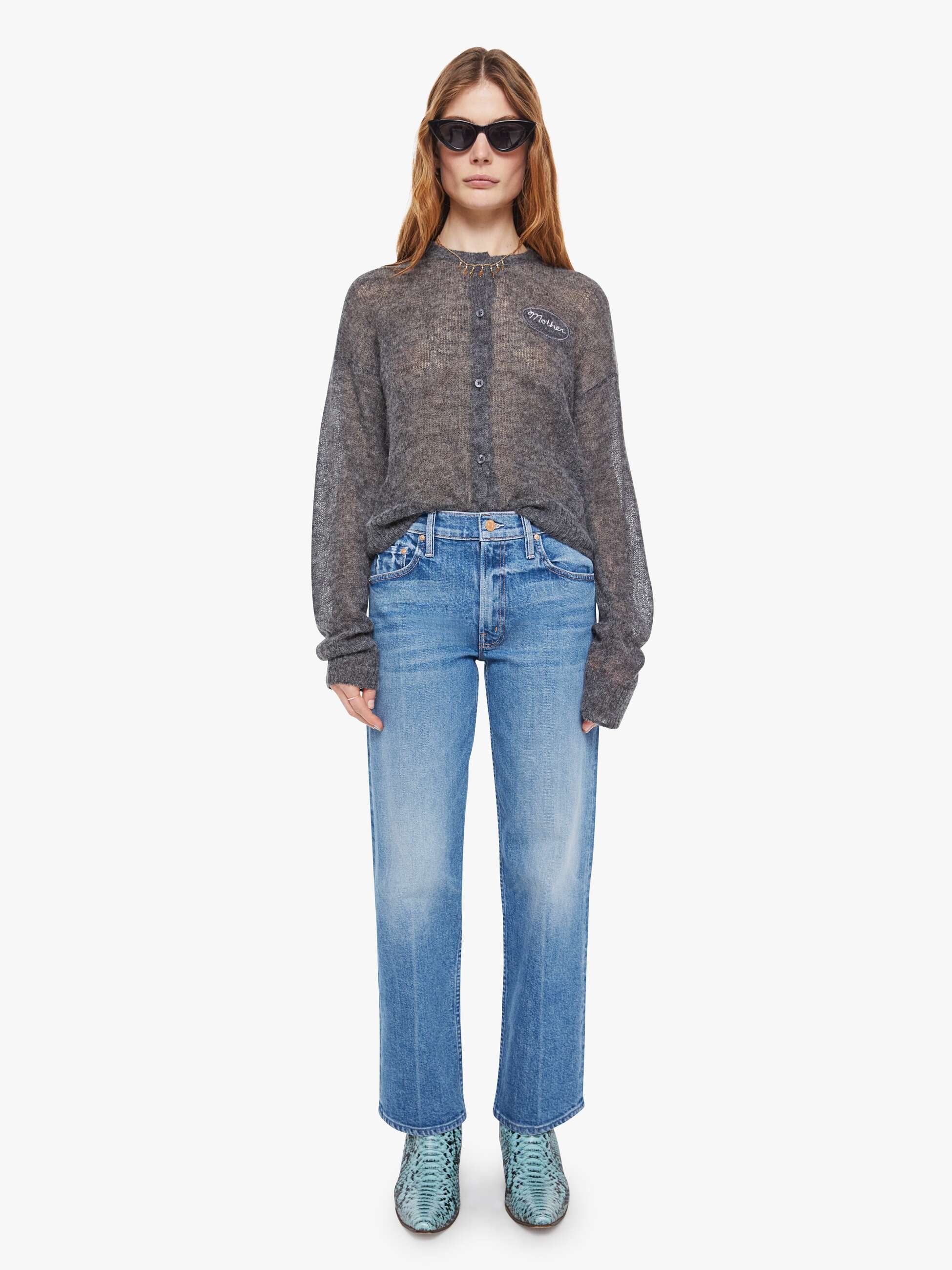 Women Mother Denim The Crop Cardigan