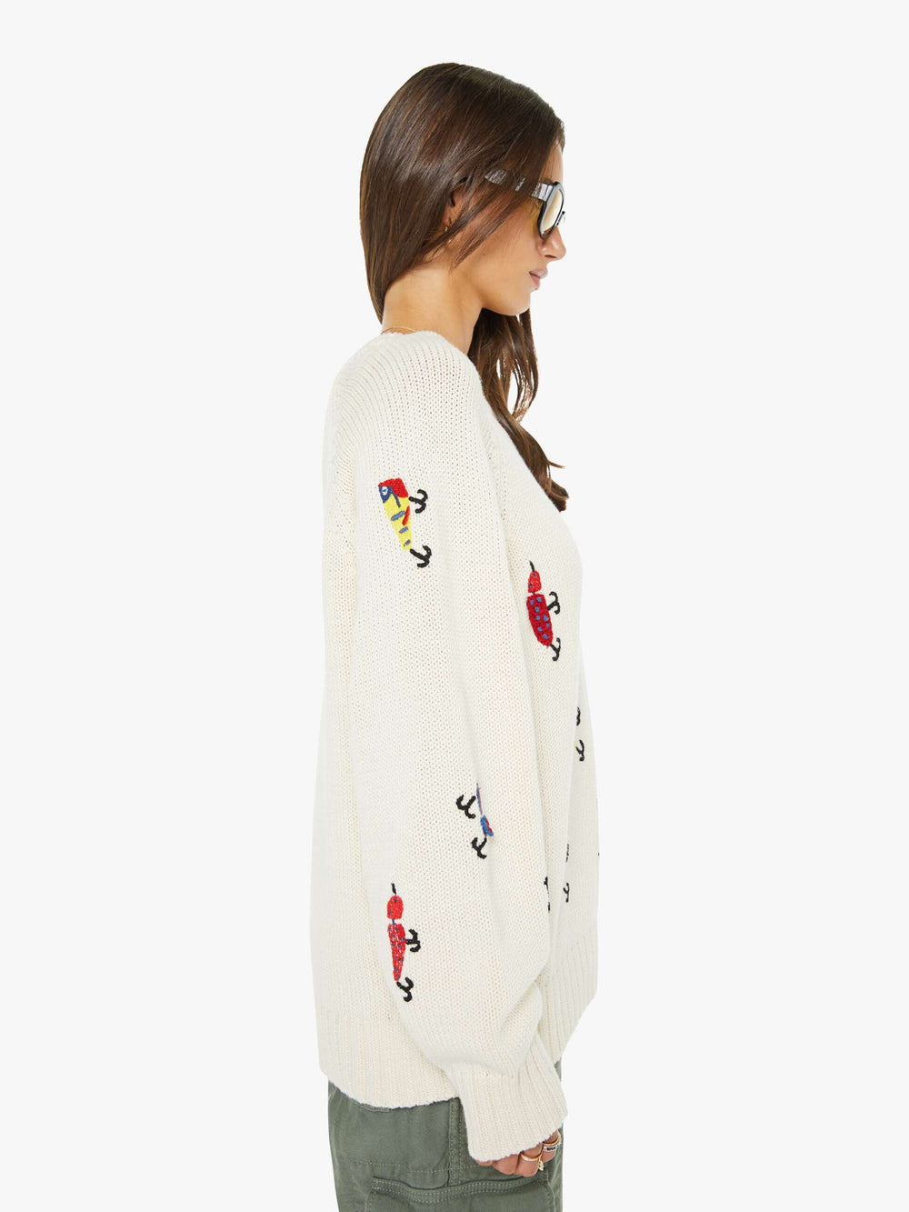Women Mother Denim The Raglan Pullover