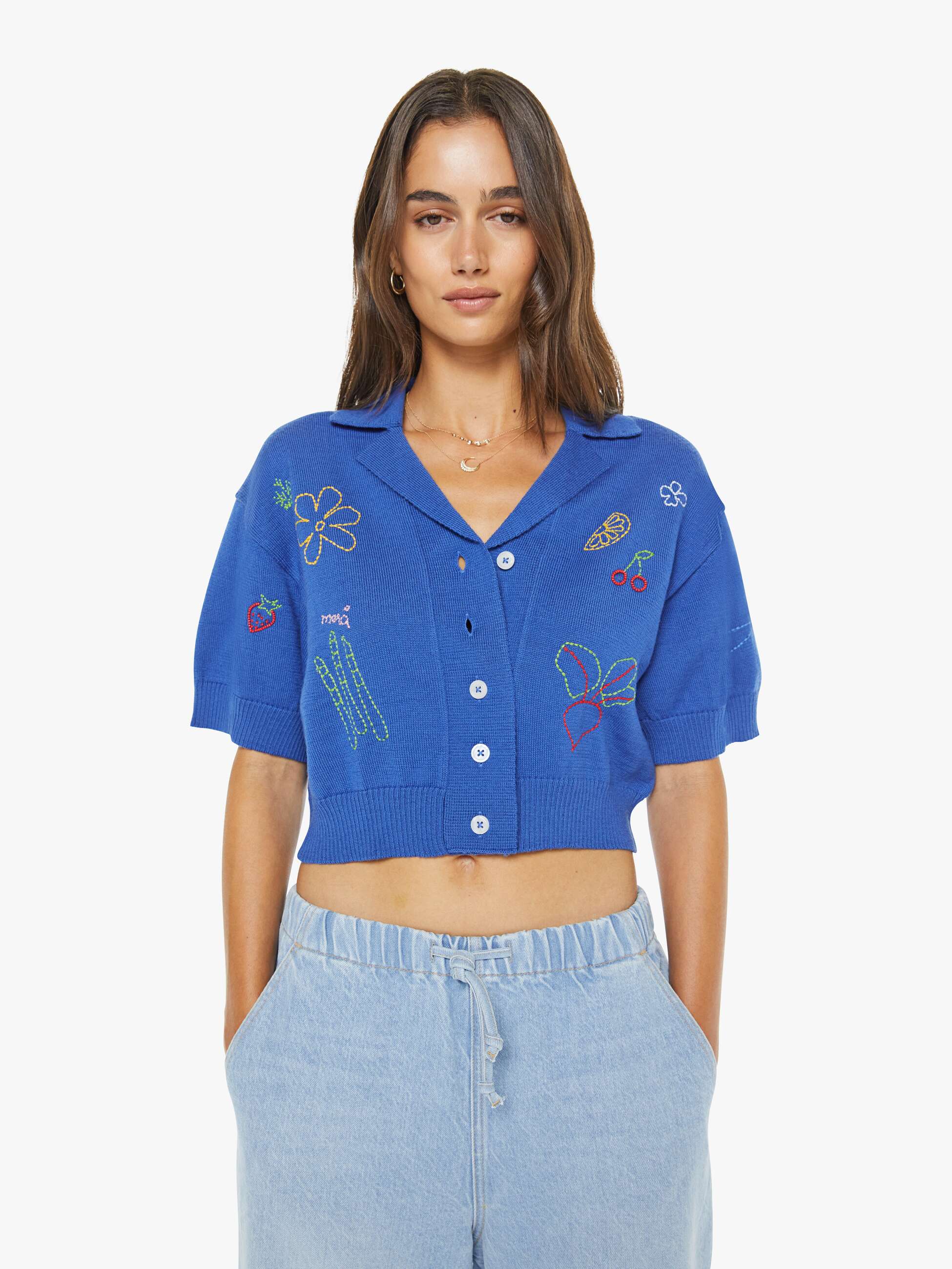 Women Mother Denim The Boxy Raquette