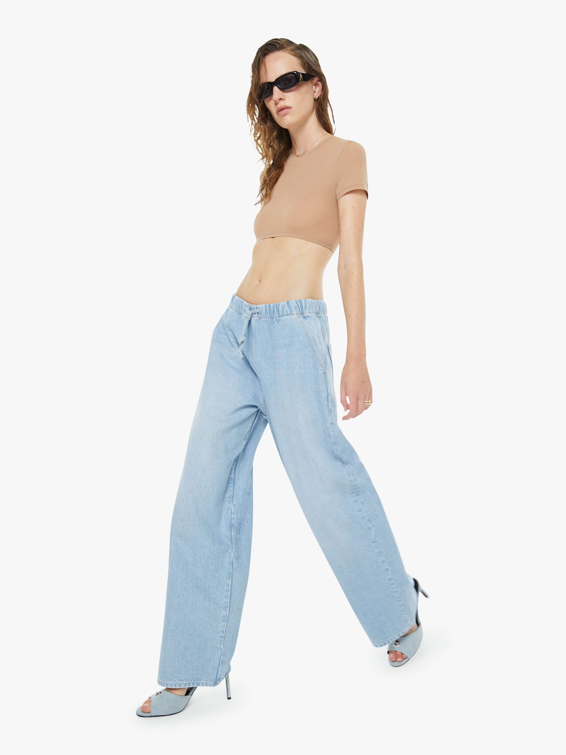 Women Mother Denim The Boxy Raquette