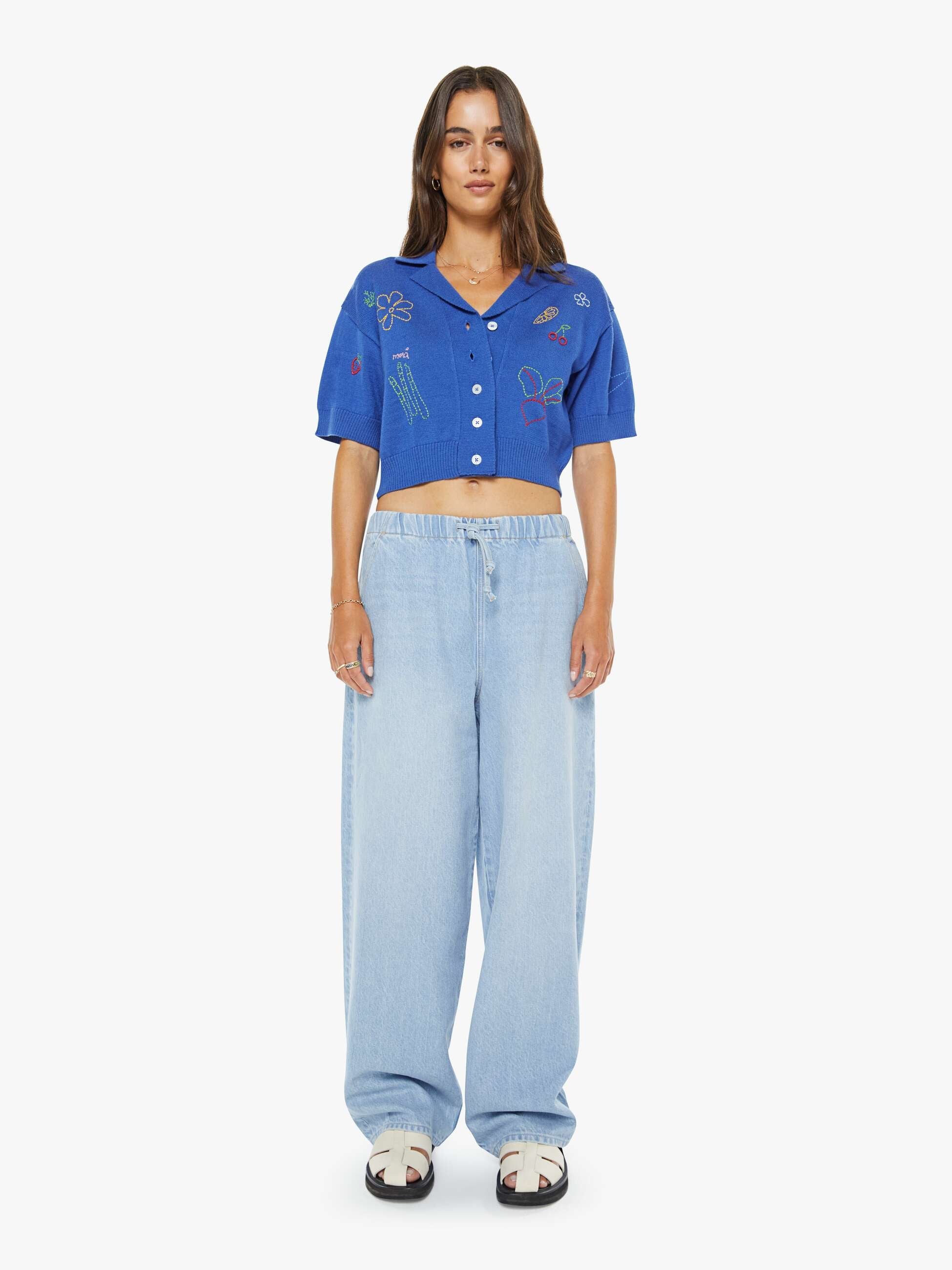 Women Mother Denim The Boxy Raquette