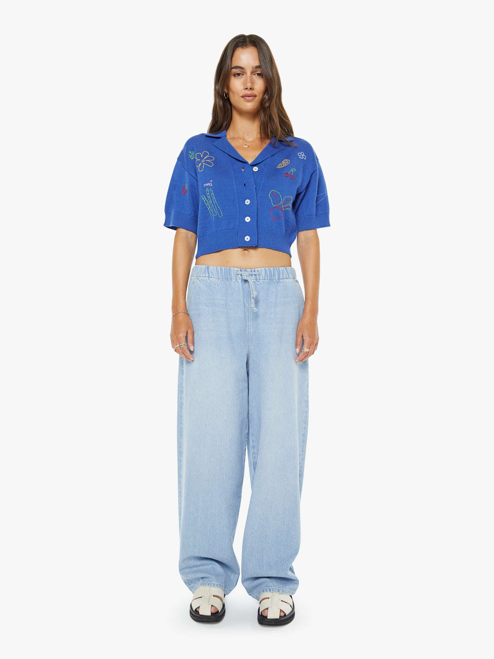 Women Mother Denim The Boxy Raquette