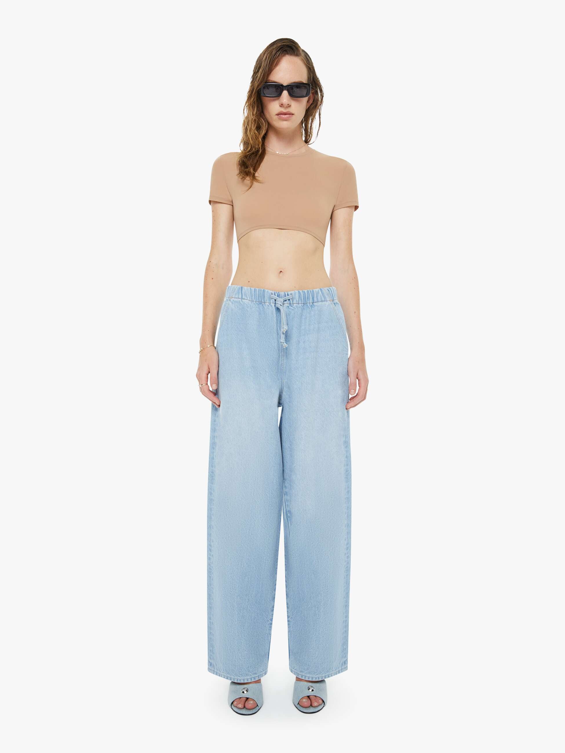 Women Mother Denim The Boxy Raquette