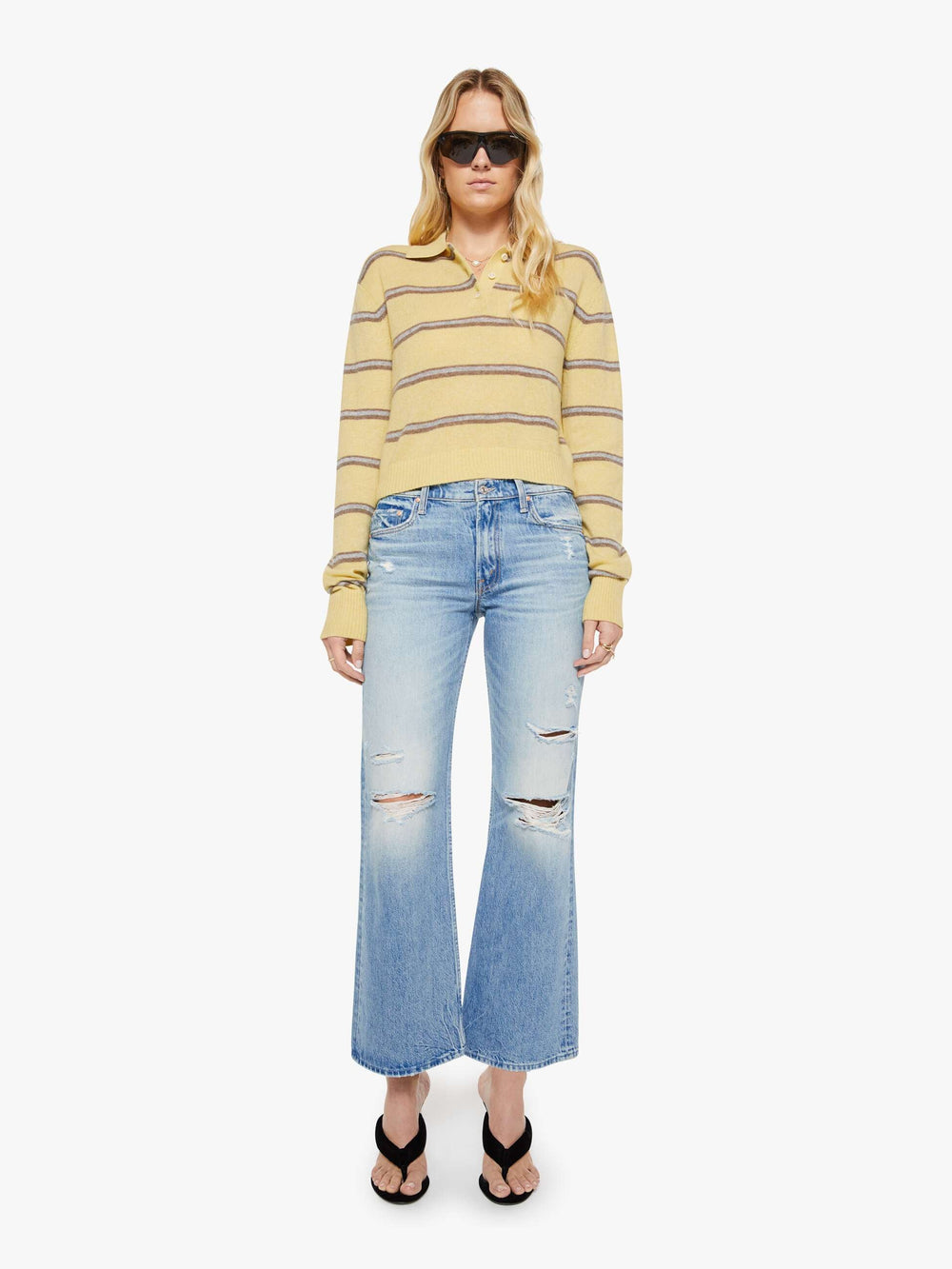 Women Mother Denim Eterne Barrett Sweater