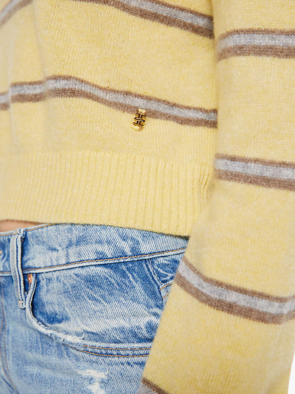 Women Mother Denim Eterne Barrett Sweater