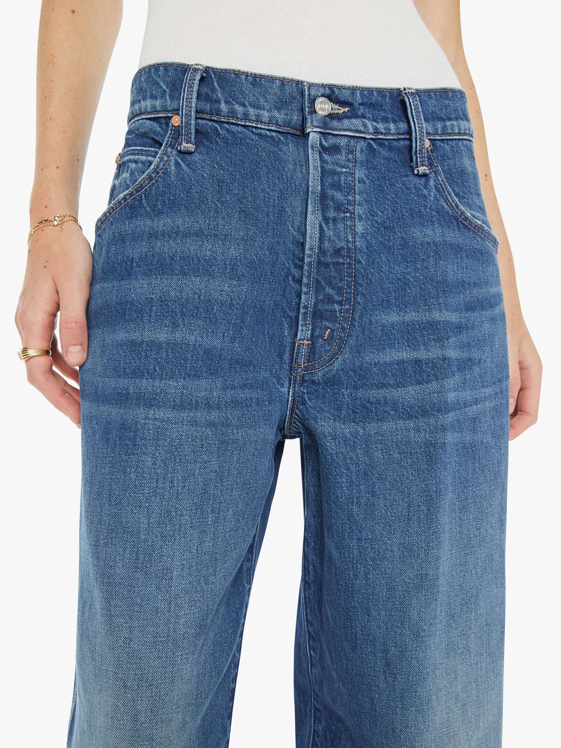 Women Mother Denim The Crop Raquette
