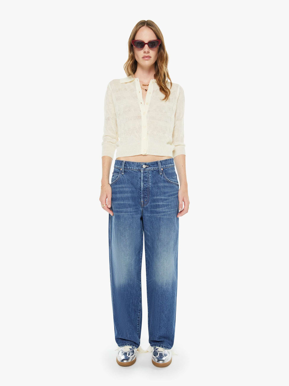 Women Mother Denim The Crop Raquette
