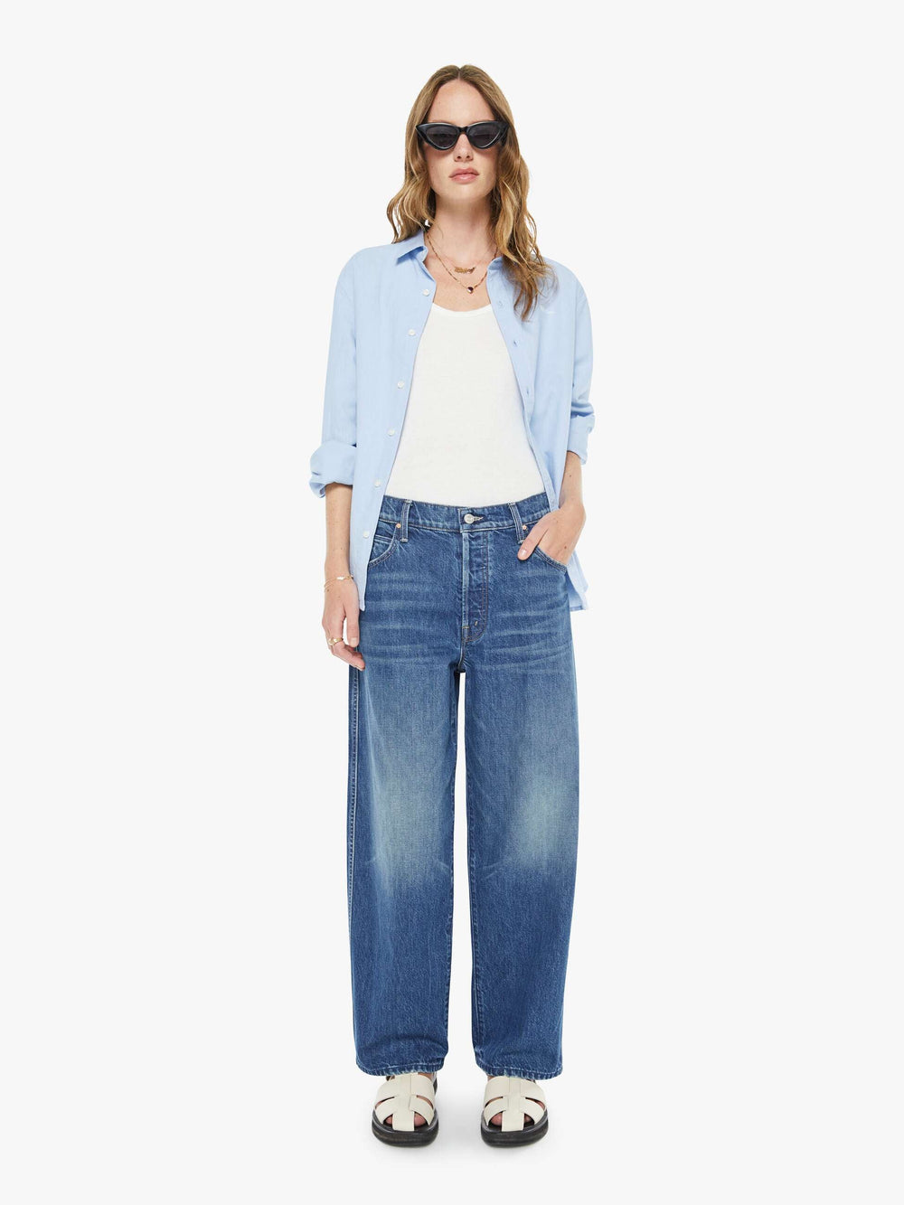 Women Mother Denim The Crop Raquette