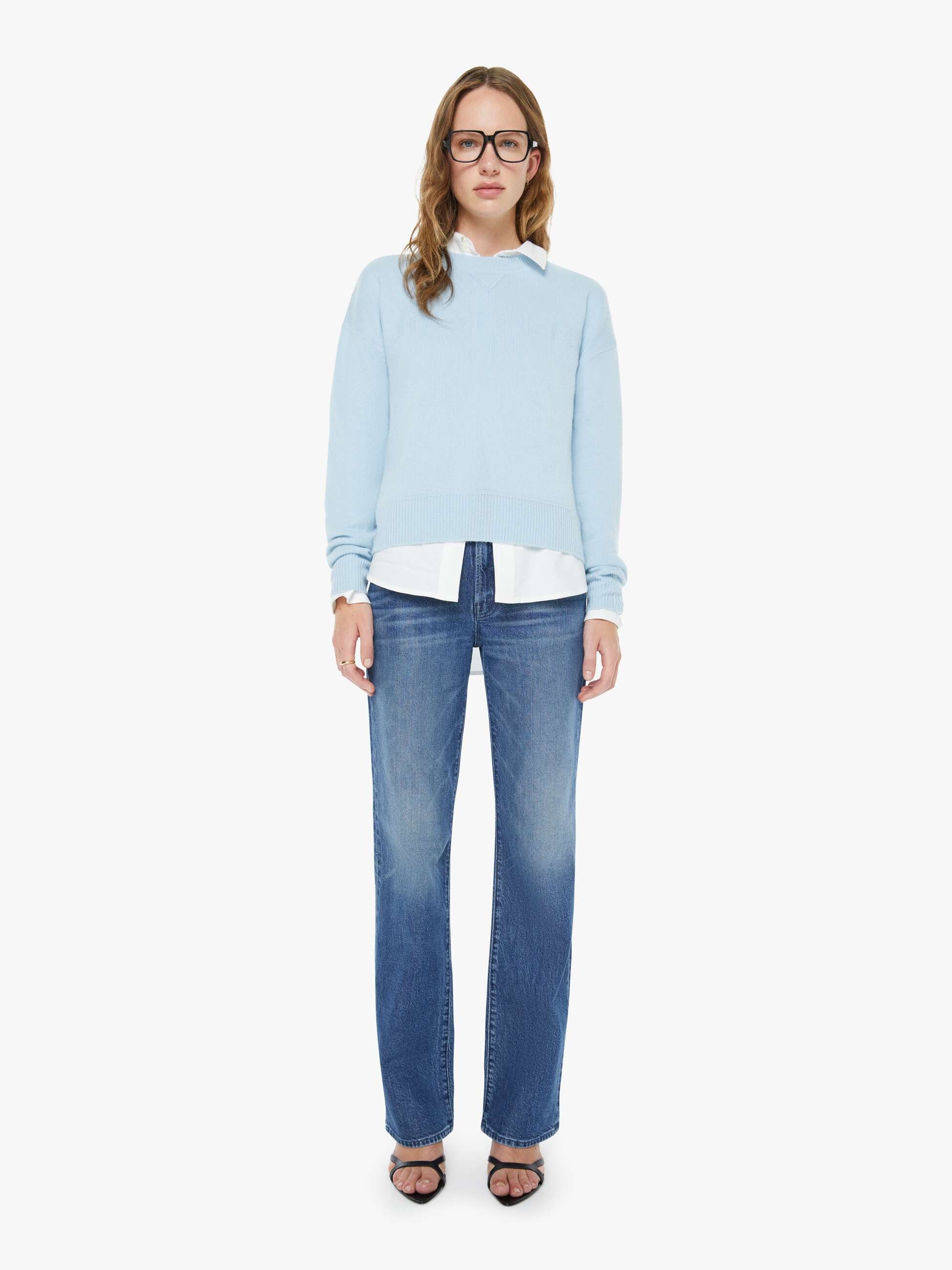 Women Mother Denim The Logo Jumper