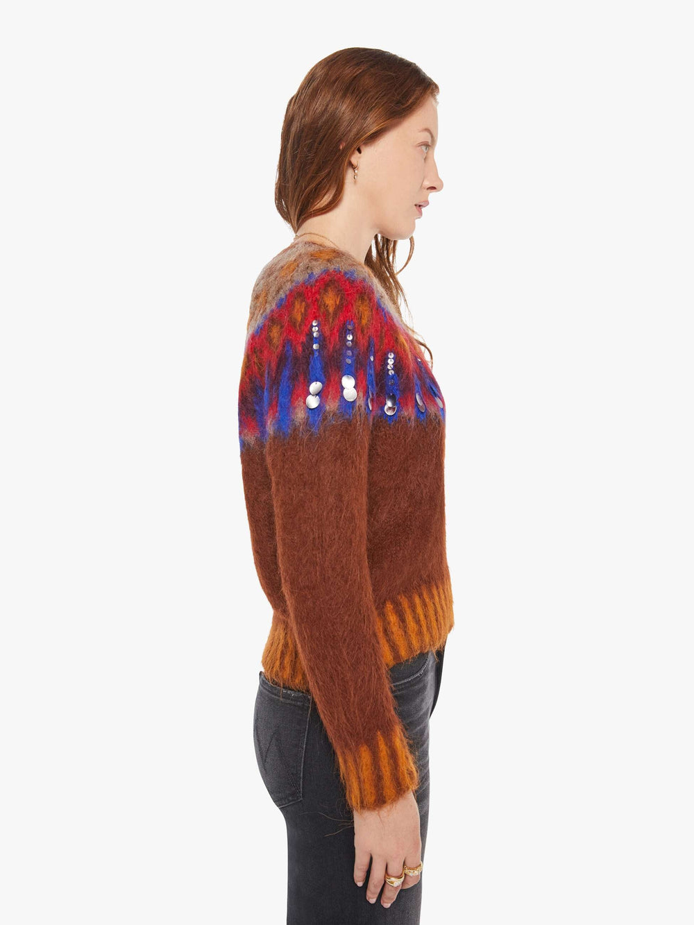 Women Mother Denim Maria Cher Brookside Creek Sweater