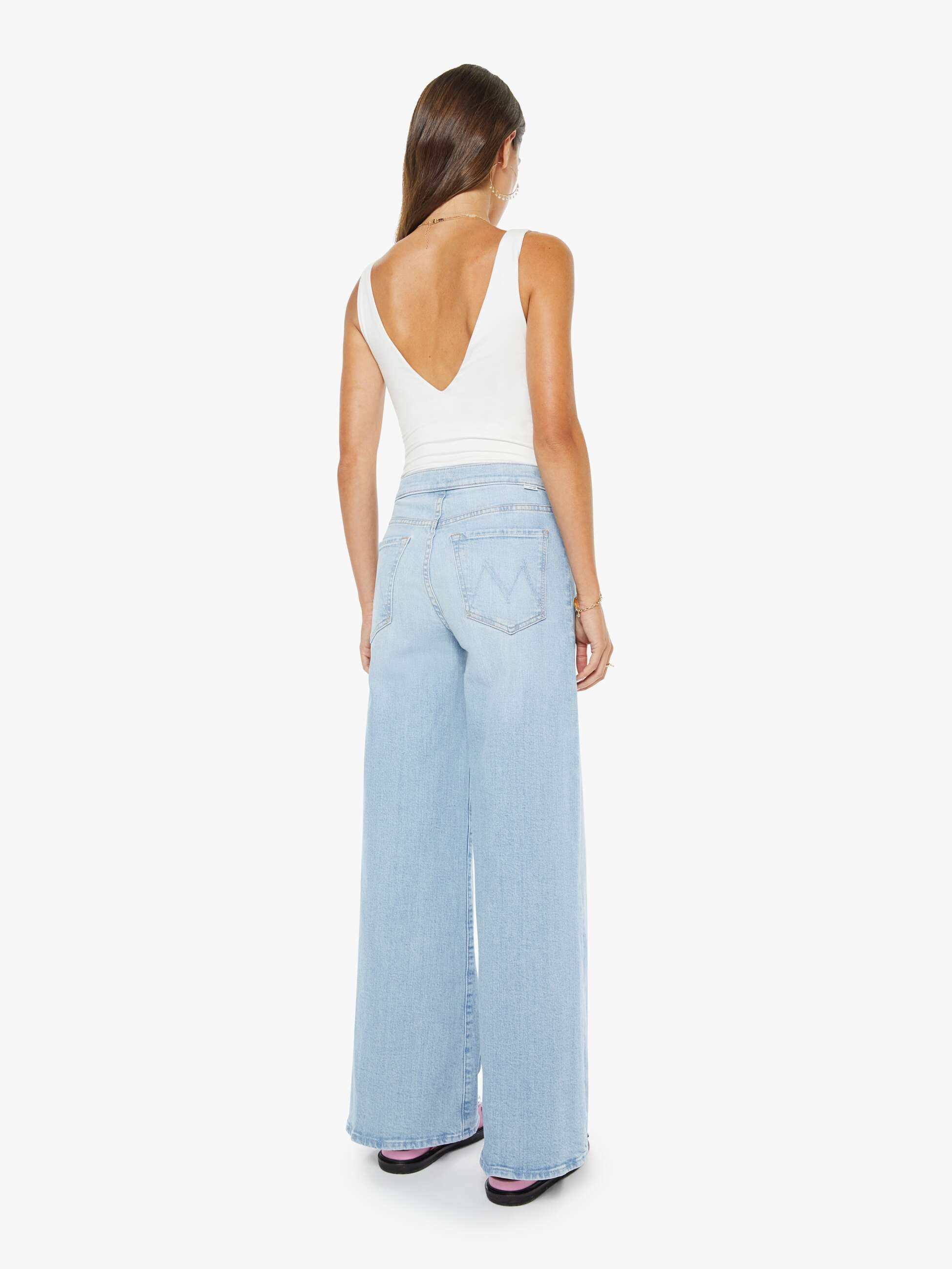 Women Mother Denim The Crop Pullover