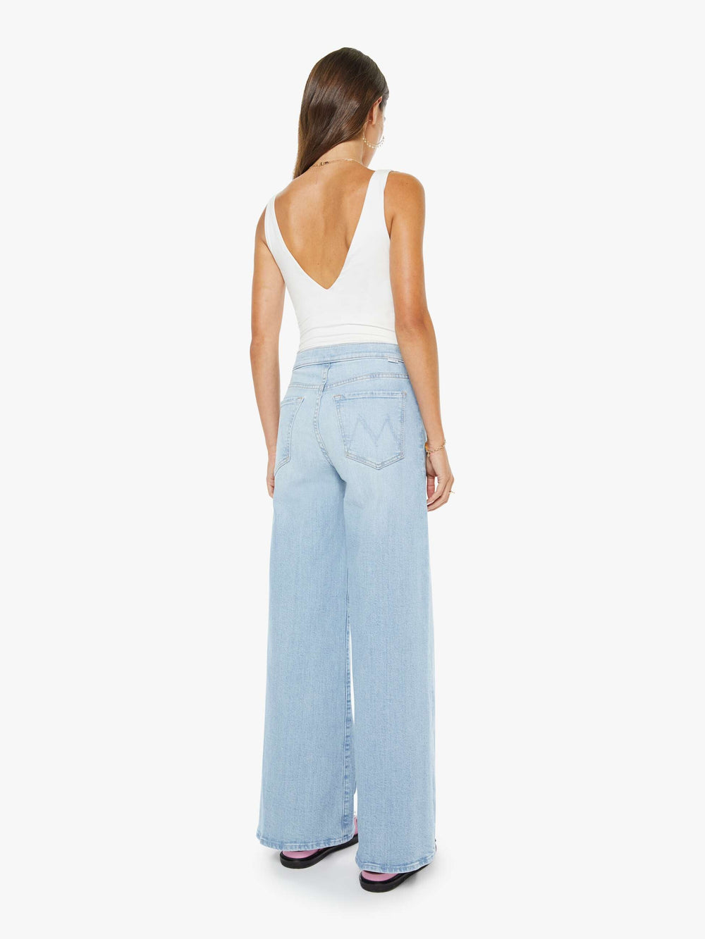 Women Mother Denim The Crop Pullover