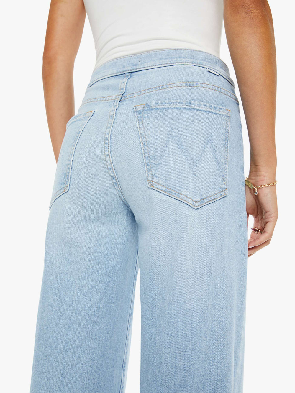 Women Mother Denim The Crop Pullover