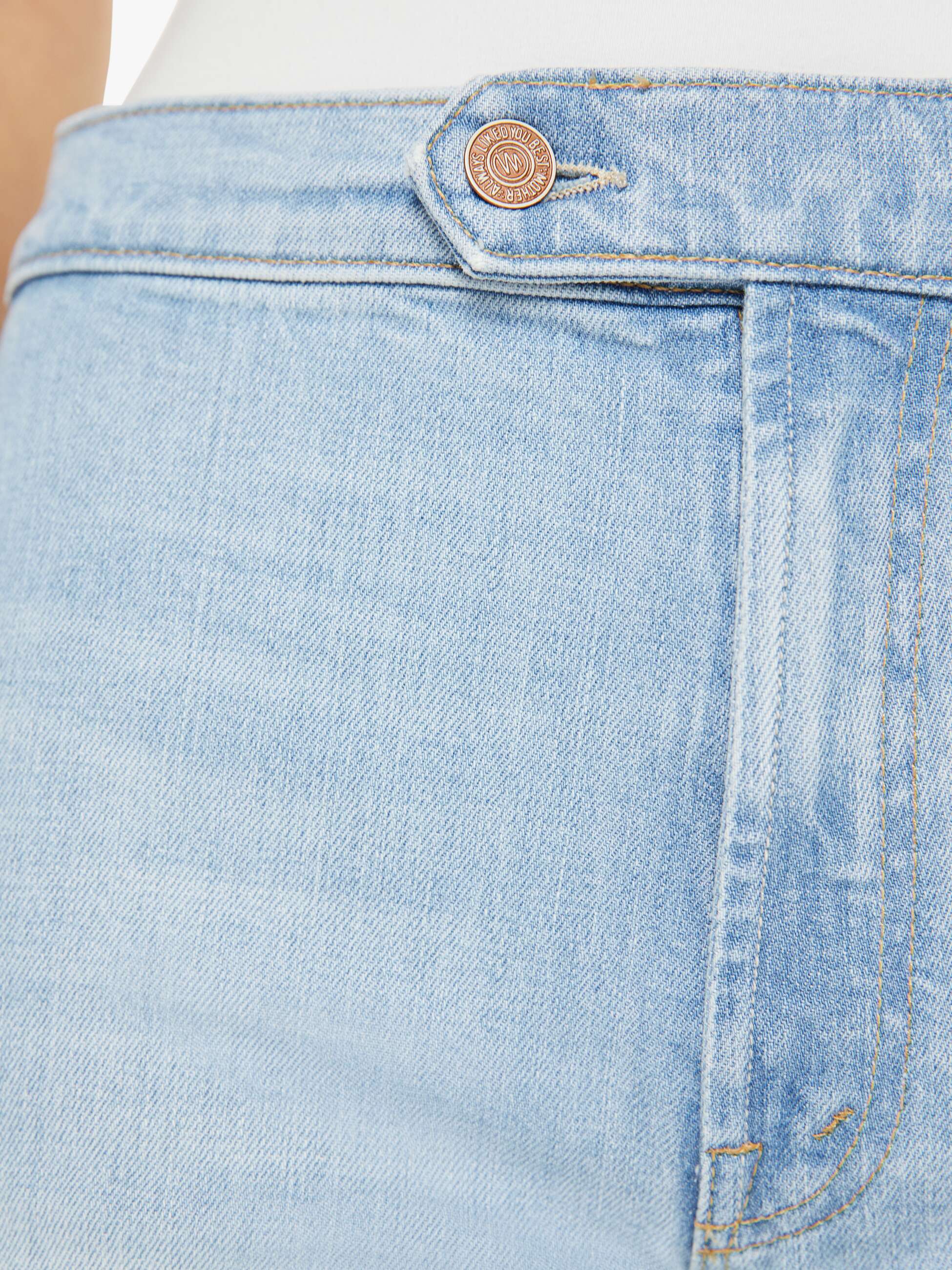 Women Mother Denim The Crop Pullover